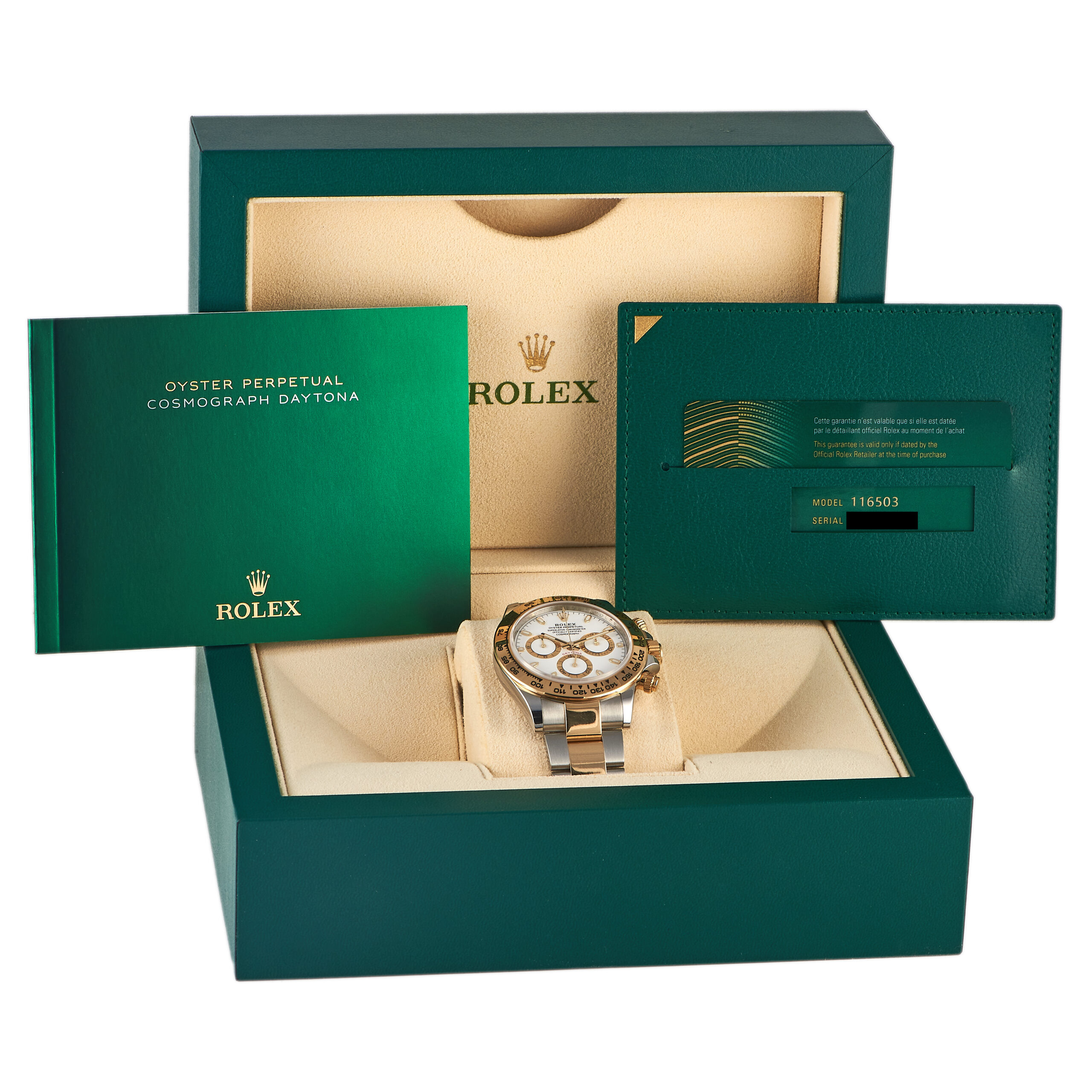 Rolex Daytona White Dial Watch 116503-0001