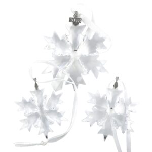 Swarovski 2018 Snowflake Christmas Ornament Set