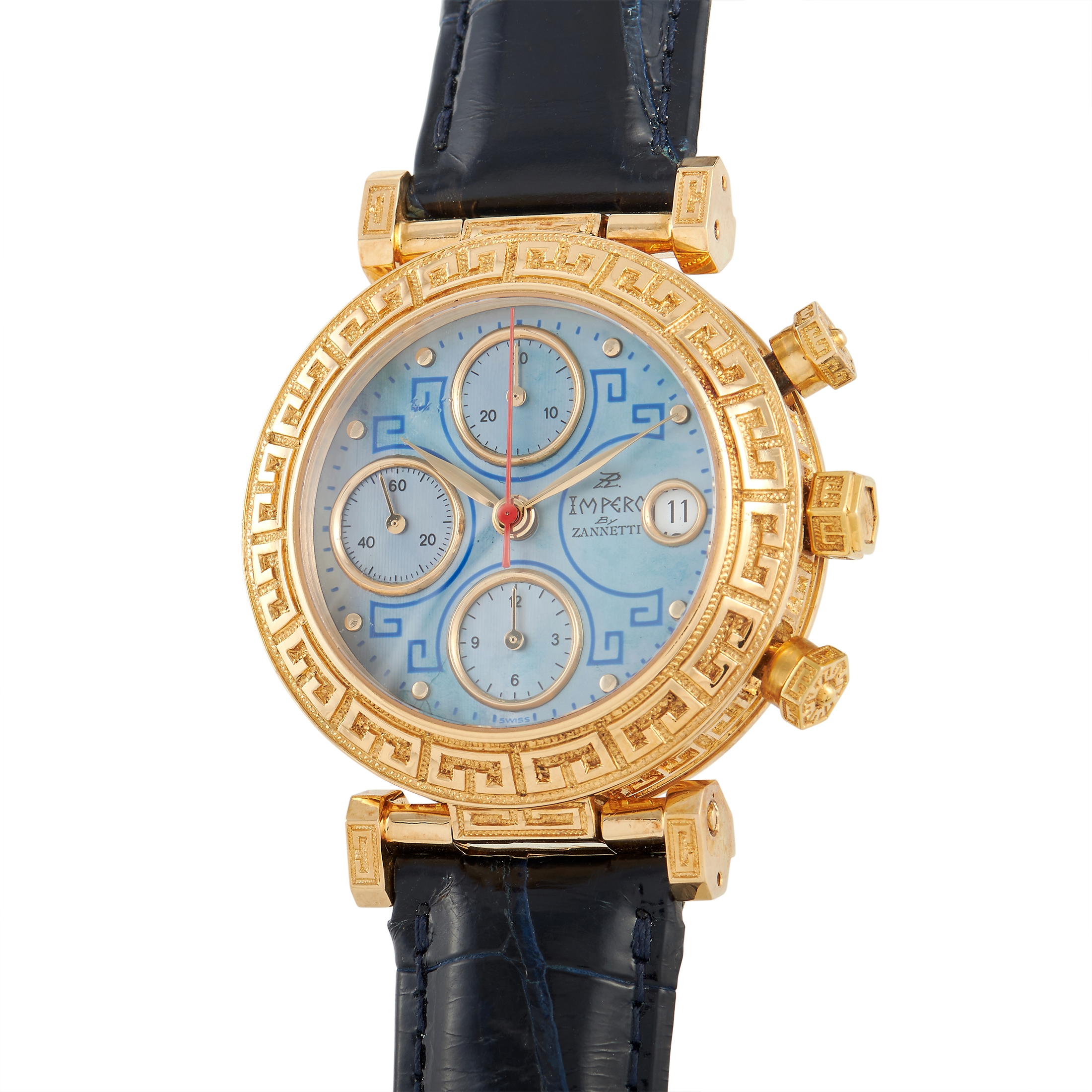 Zannetti Impero 18K Gold Chronograph Watch