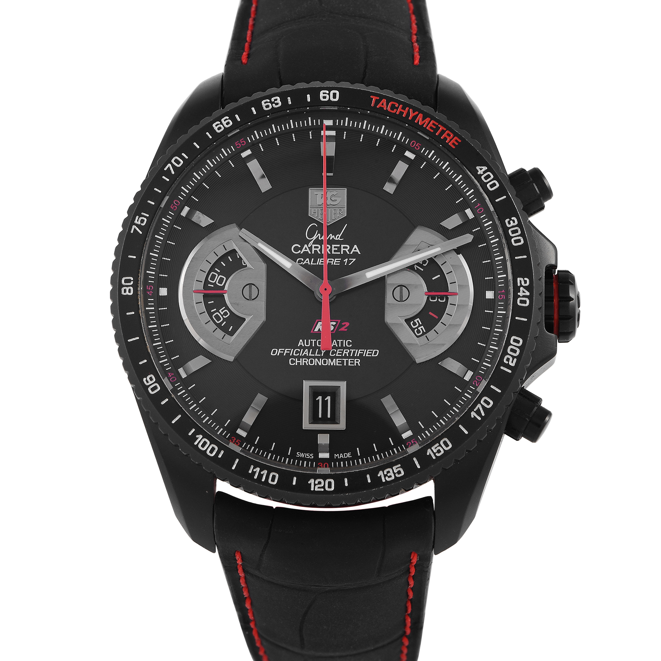 Tag Heuer Grand Carrera Chronograph Watch CAV518B.FC6237