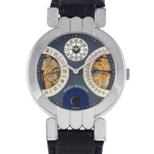 Harry Winston Premier Excenter Bi-Retrograde Perpetual Calendar Watch 200/MAPC