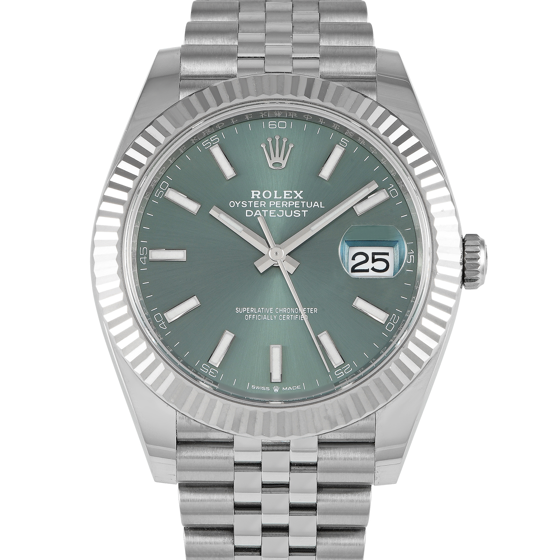Rolex Datejust 41 Mint Green Dial Watch 126334