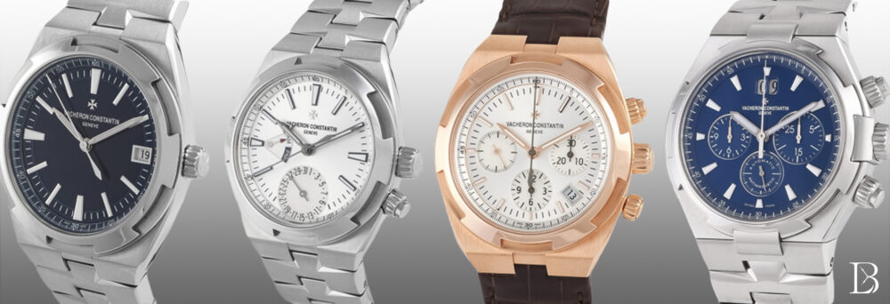 Time-only, dual-time, and chronograph versions of the Overseas. Photo credit