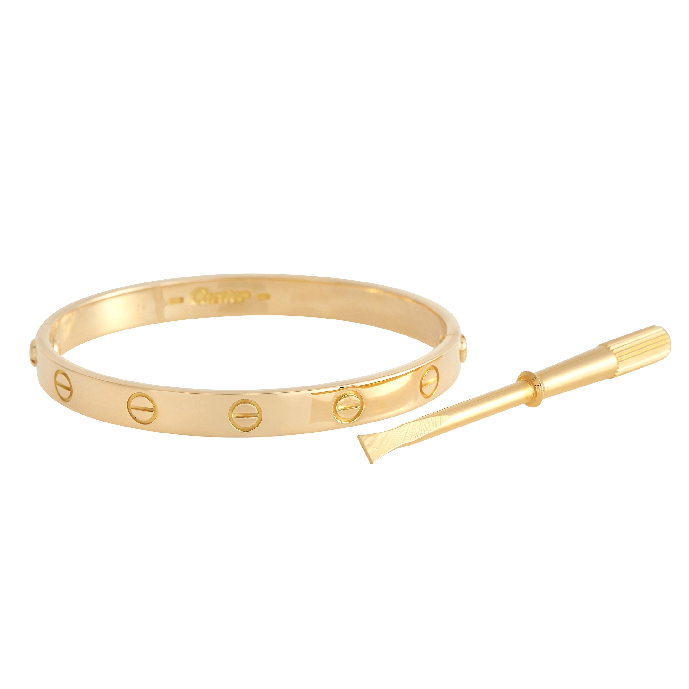 Authentic Cartier Baby Love Bracelet 18K 750 Rose Gold