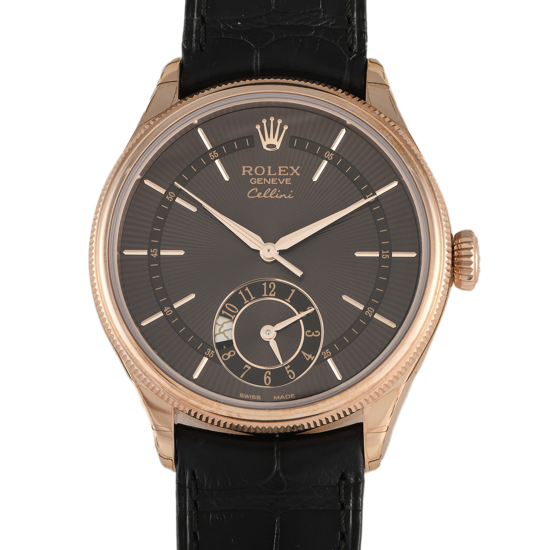 Rolex Cellini Dual Time Khanjar Watch 50525