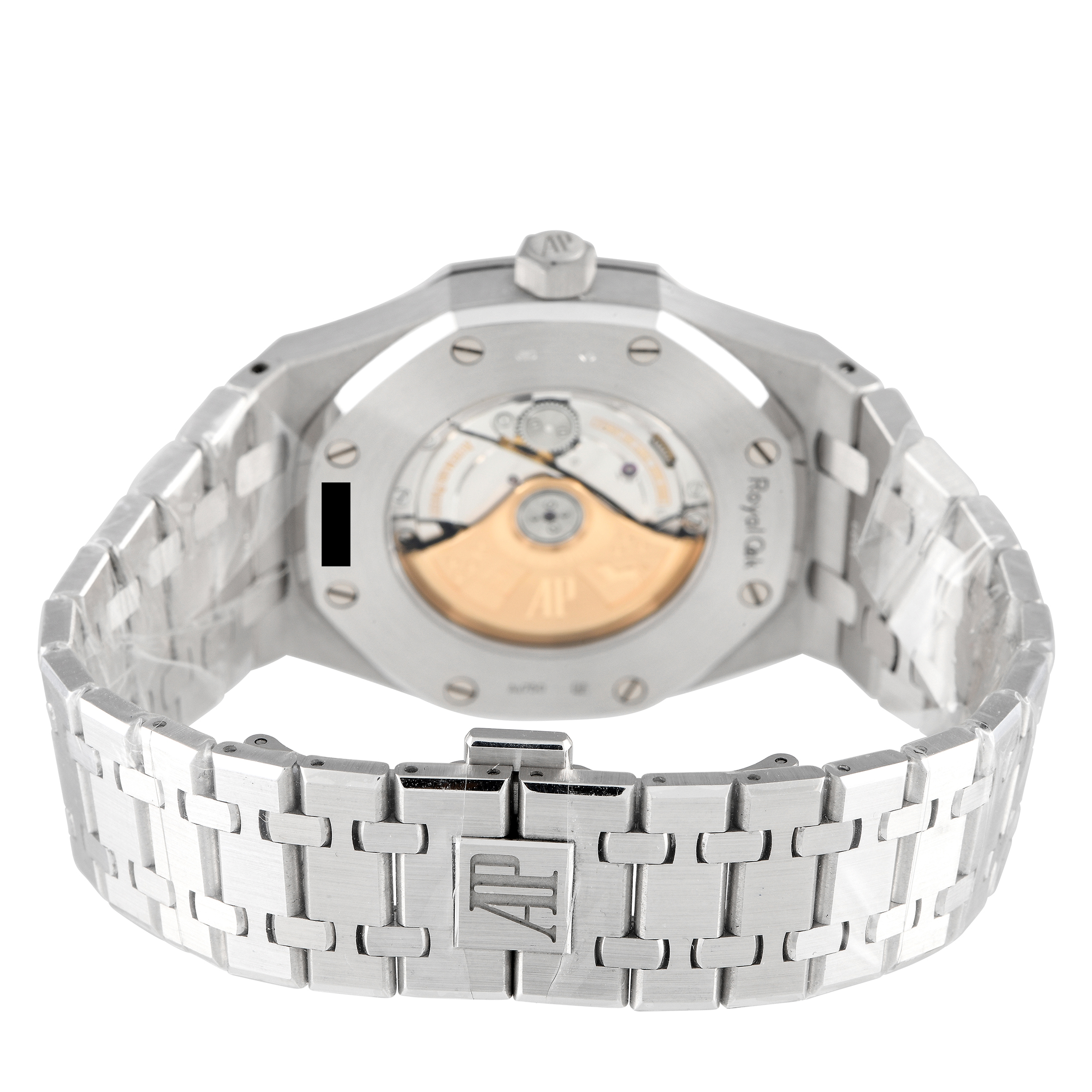 Audemars Piguet Royal Oak Rainbow Bezel Diamond Dial Watch 15413BC.YY.1220BC.01