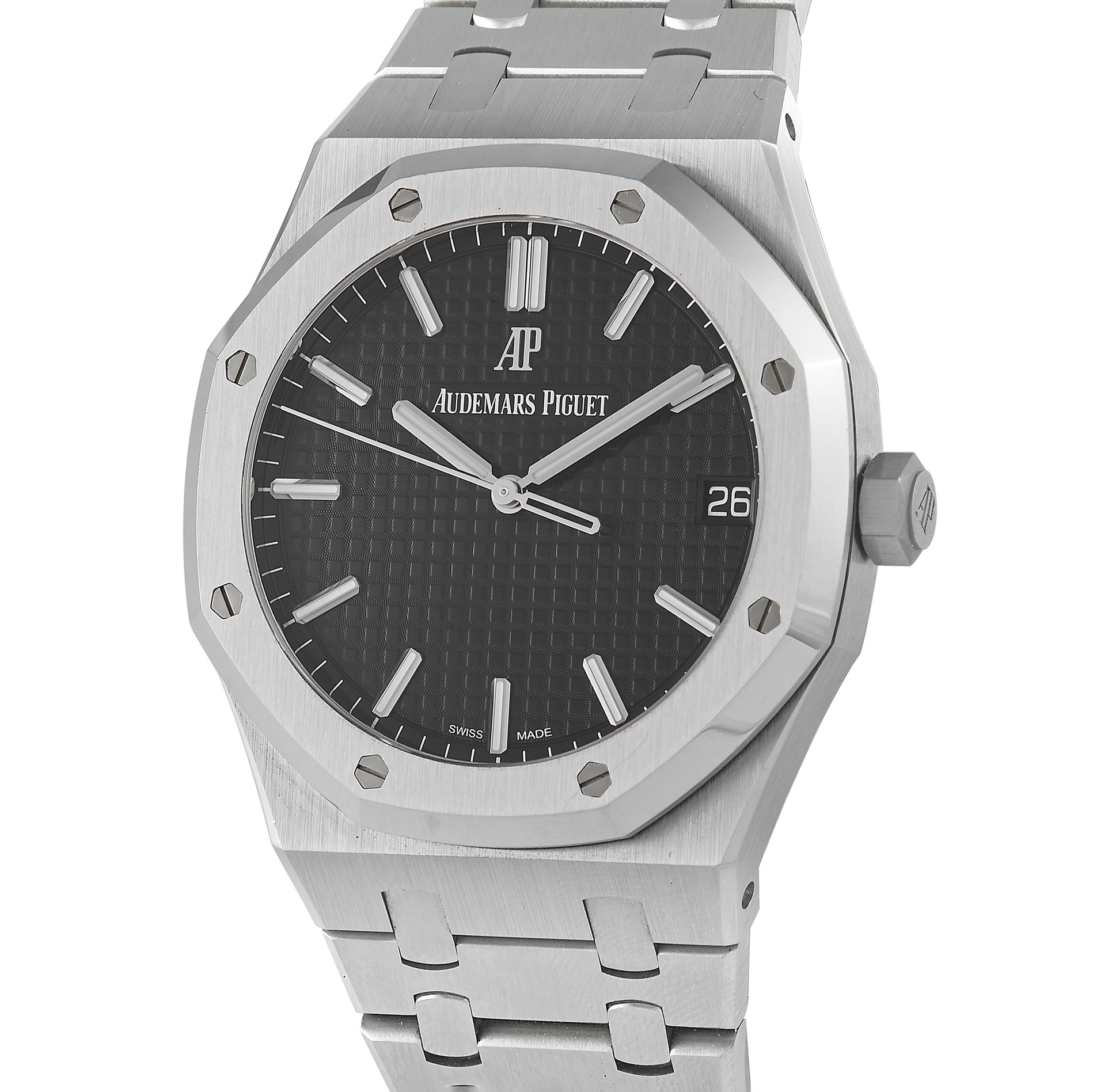 Audemars Piguet Royal Oak Black Dial Watch 15500ST.OO.1220ST.03