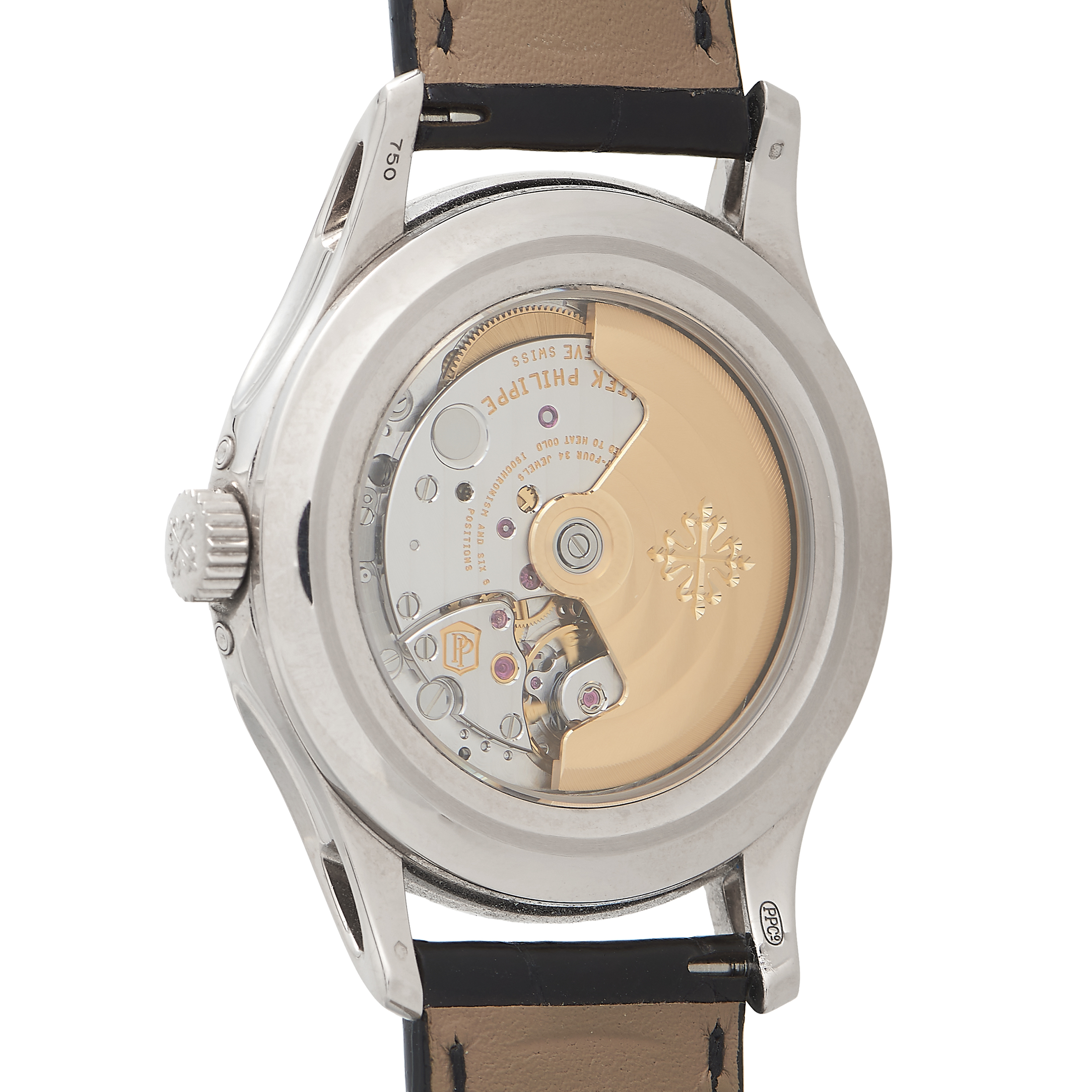 Patek Philippe Complications Moon Phase White Gold Watch 5205G-013