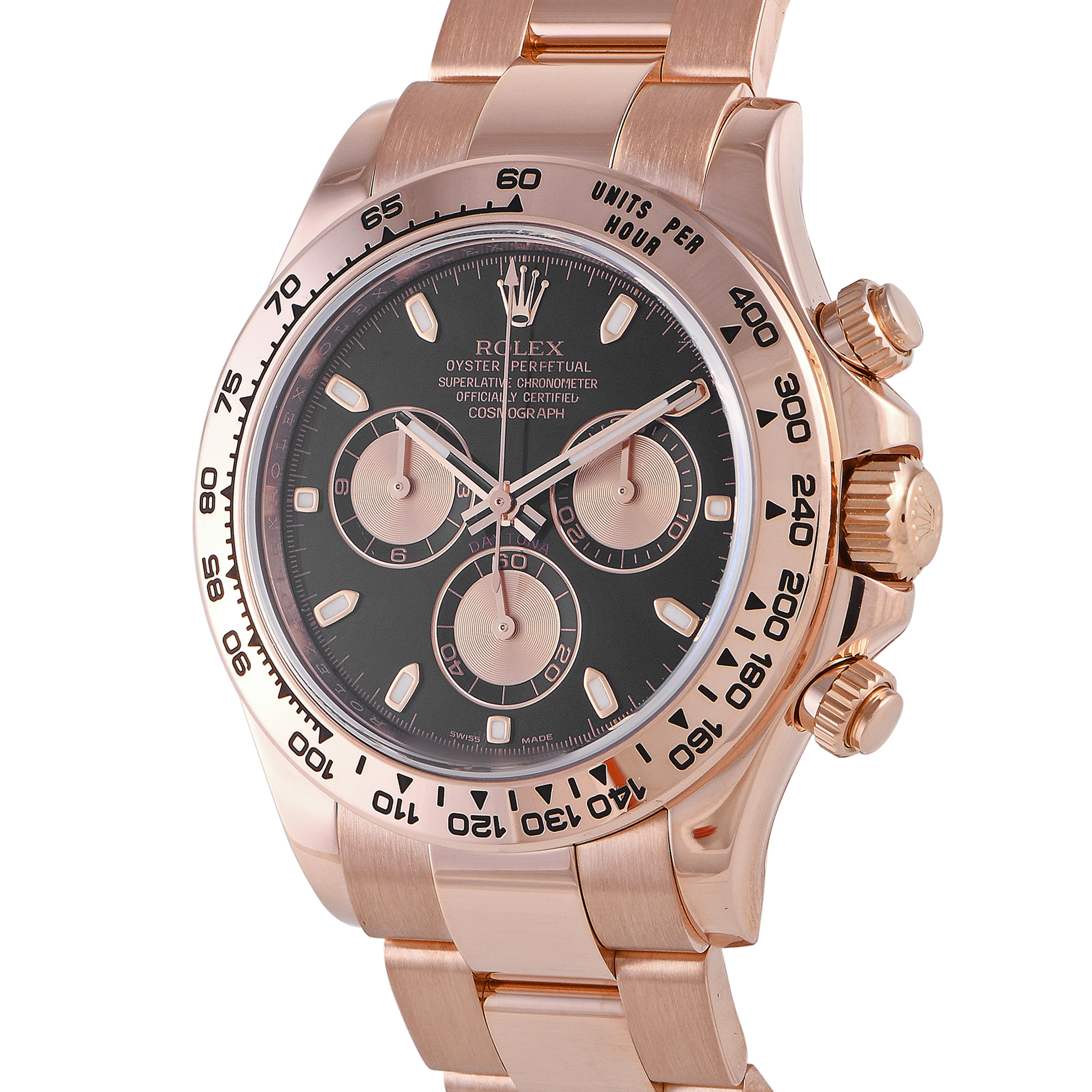 Rolex Daytona 18K Everose Gold Watch 116505