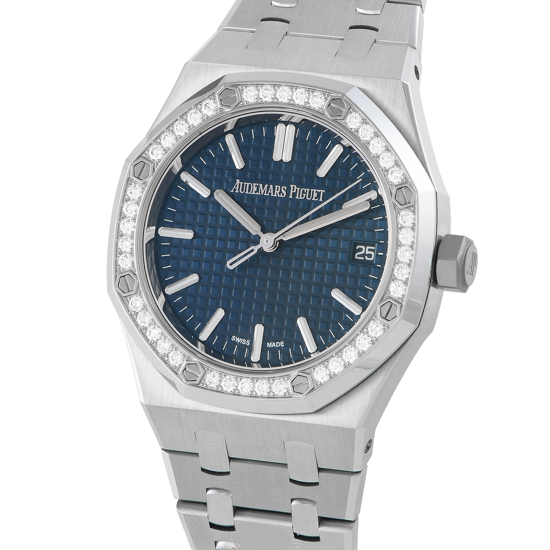 Audemars Piguet Royal Oak Diamond Bezel Watch 15551ST.ZZ.1356ST.05