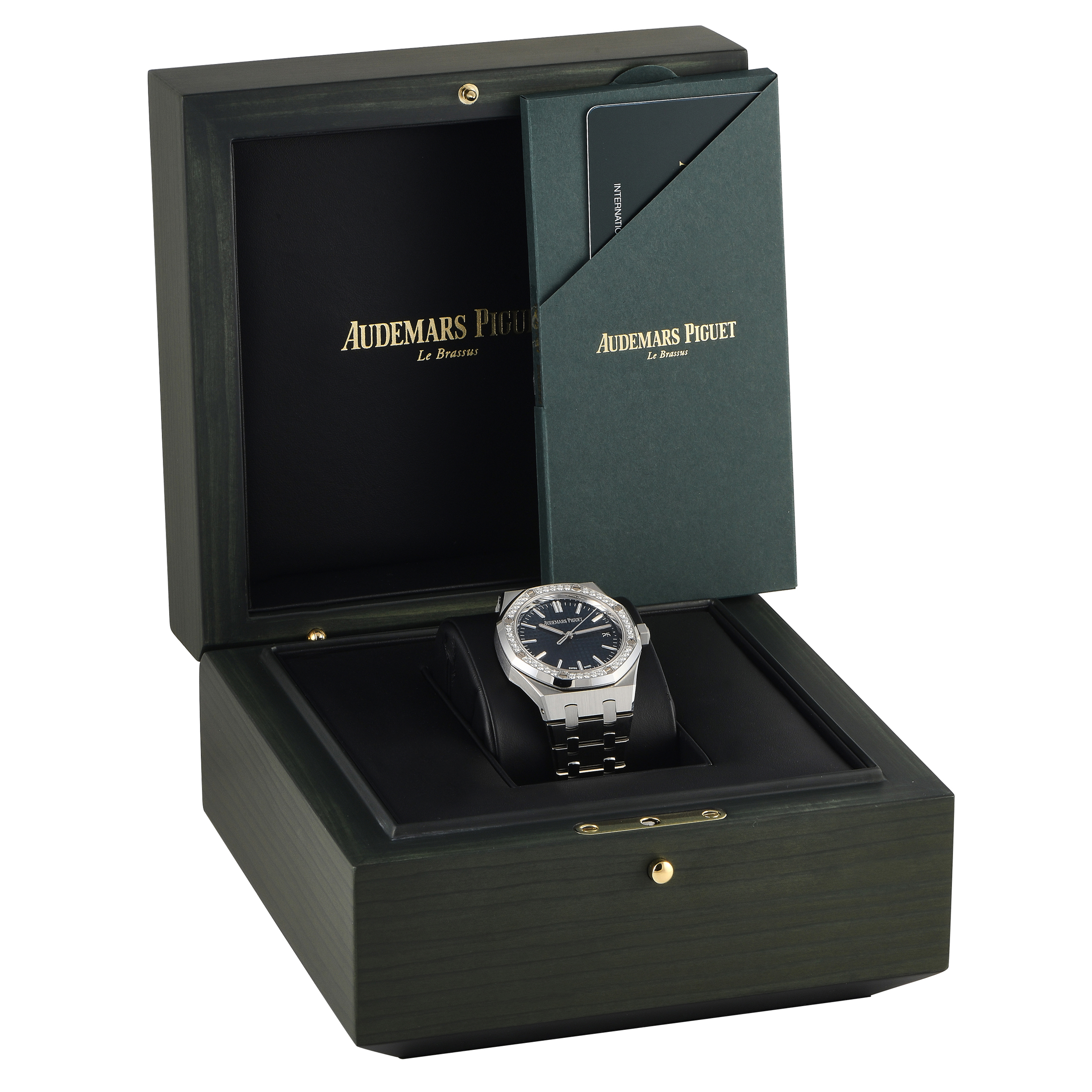 Audemars Piguet Royal Oak Diamond Bezel Watch 15551ST.ZZ.1356ST.05