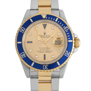 Rolex Submariner Serti Dial Watch 16613