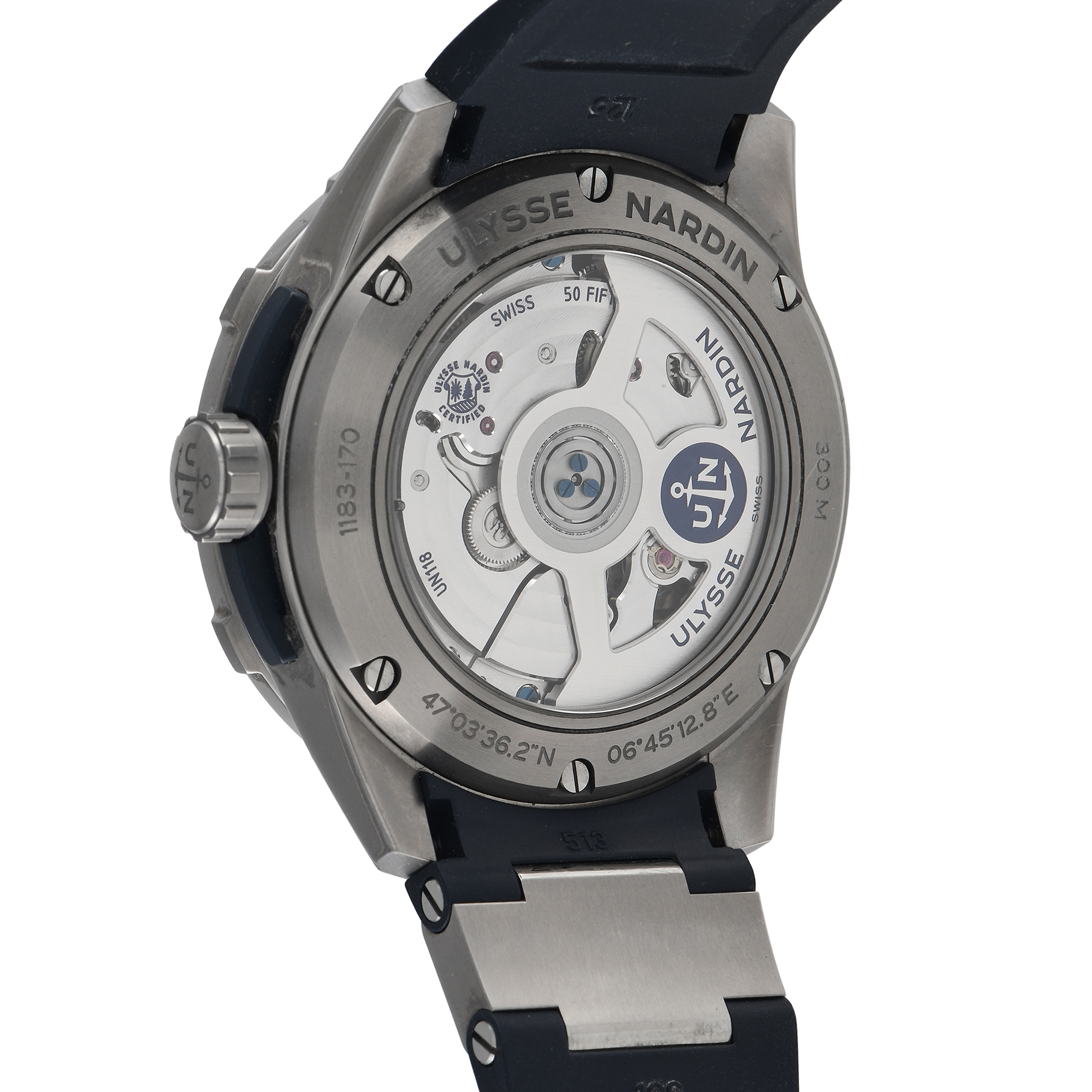 Ulysse Nardin Diver Chronometer Watch 1183-170/93