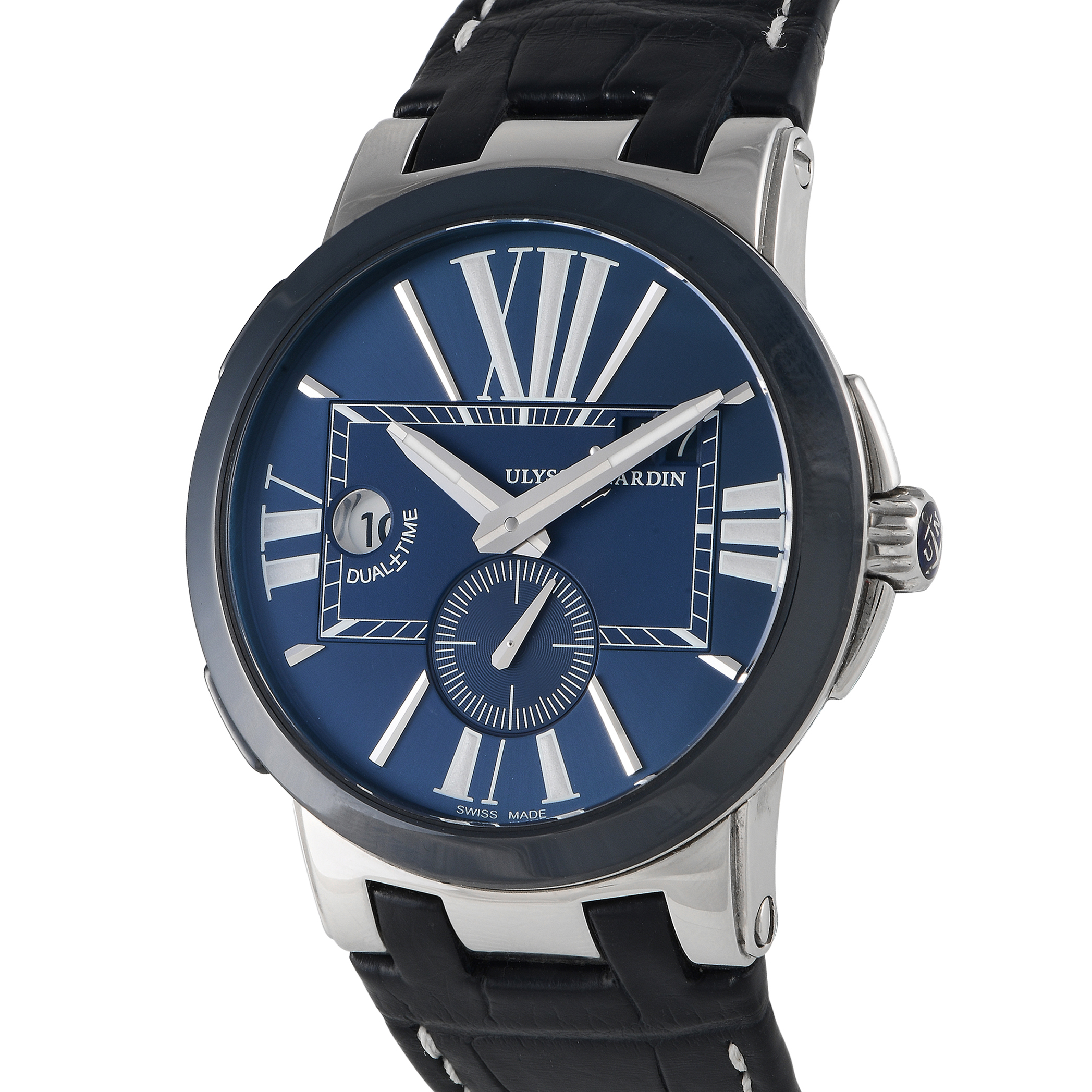 Ulysse Nardin Executive Dual Time Watch 243-00-3/43