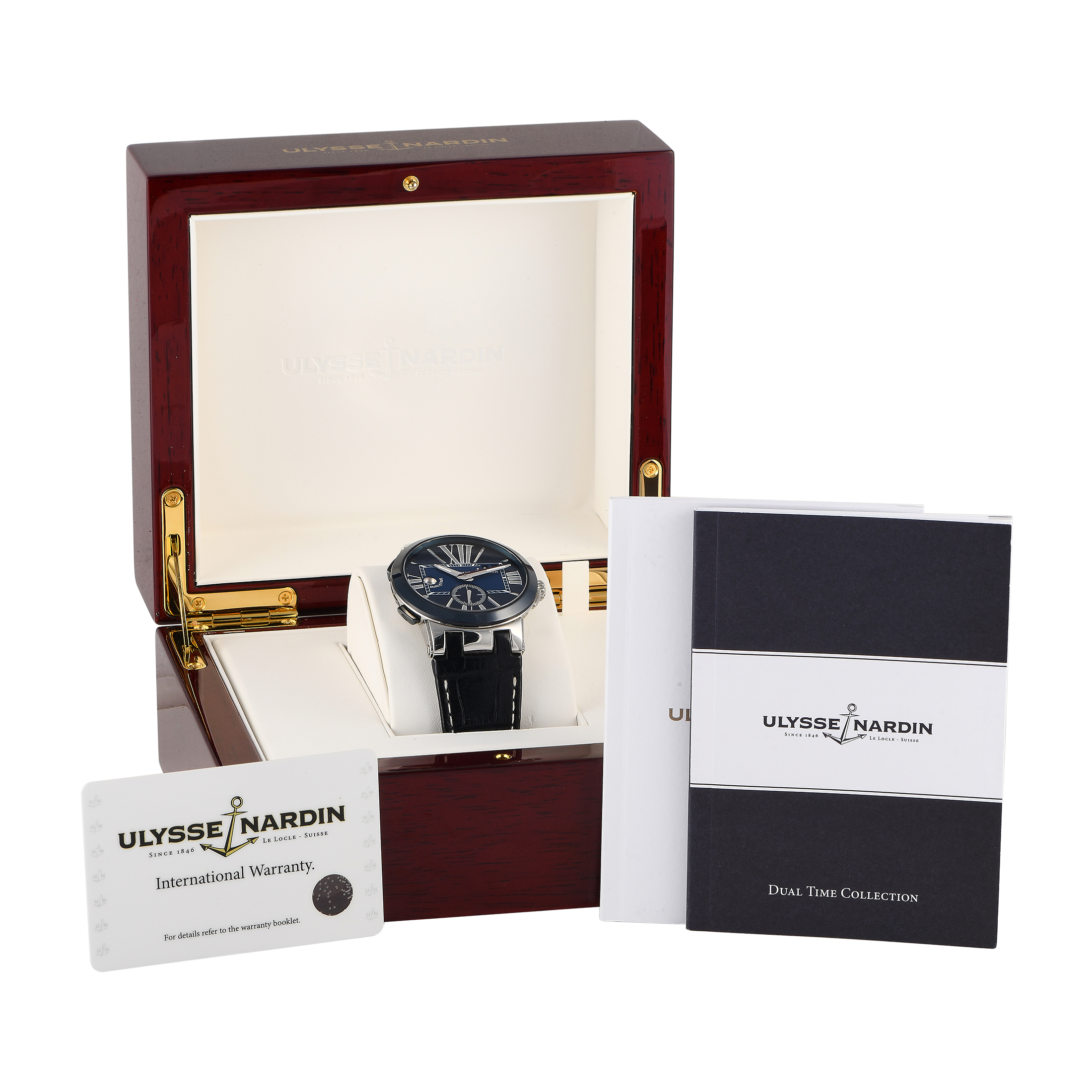 Ulysse Nardin Executive Dual Time Watch 243-00-3/43