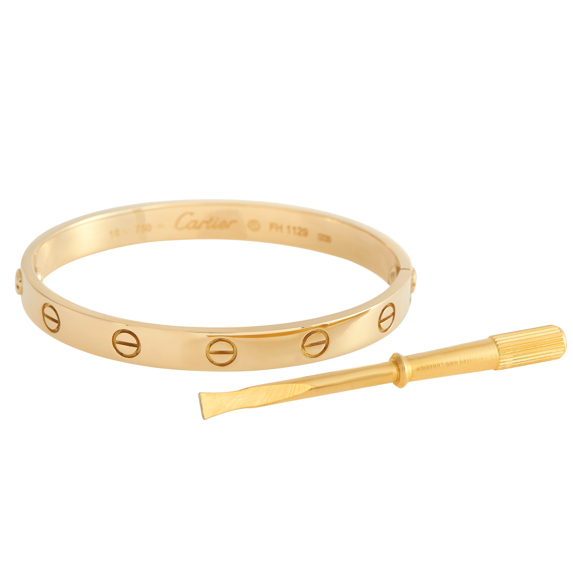 Cartier LOVE Bracelet - 18K White Gold Wrap, Bracelets - CRT100936