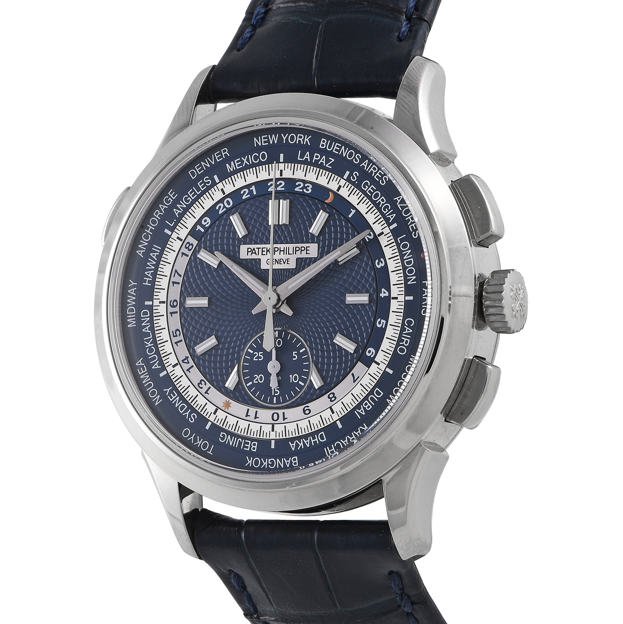 Patek Philippe Complications World Time Chronograph Watch 5930G-010