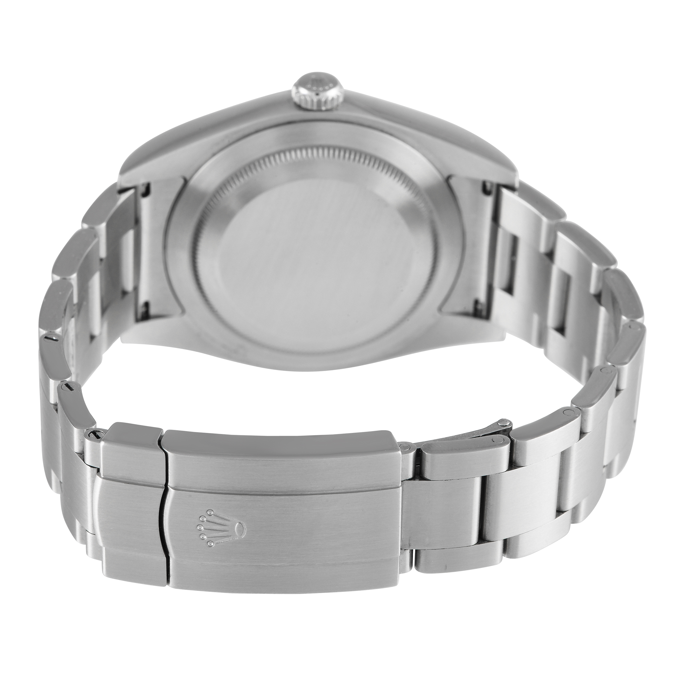 Rolex Oyster Perpetual 39 Dark Rhodium Dial Watch 114300