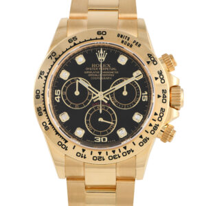 Rolex Daytona Black Diamond Dial Watch 116508