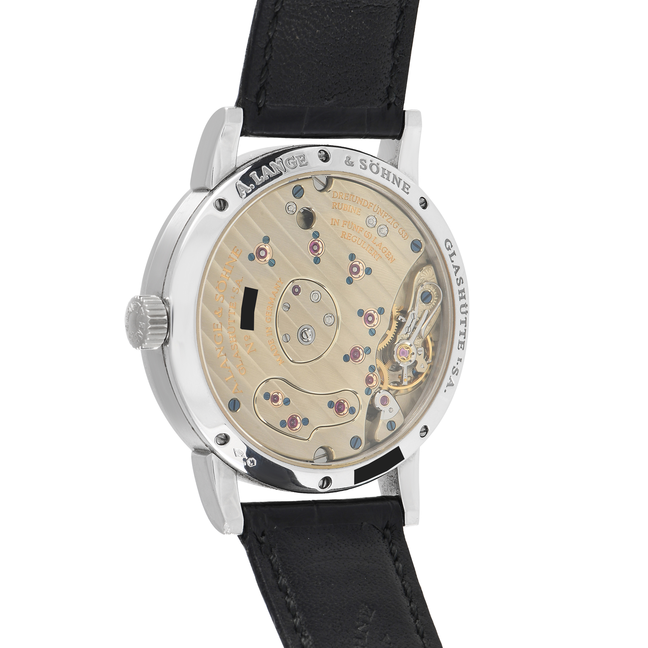 A. Lange & Sohne Little Lange 1 Platinum Watch 111.025