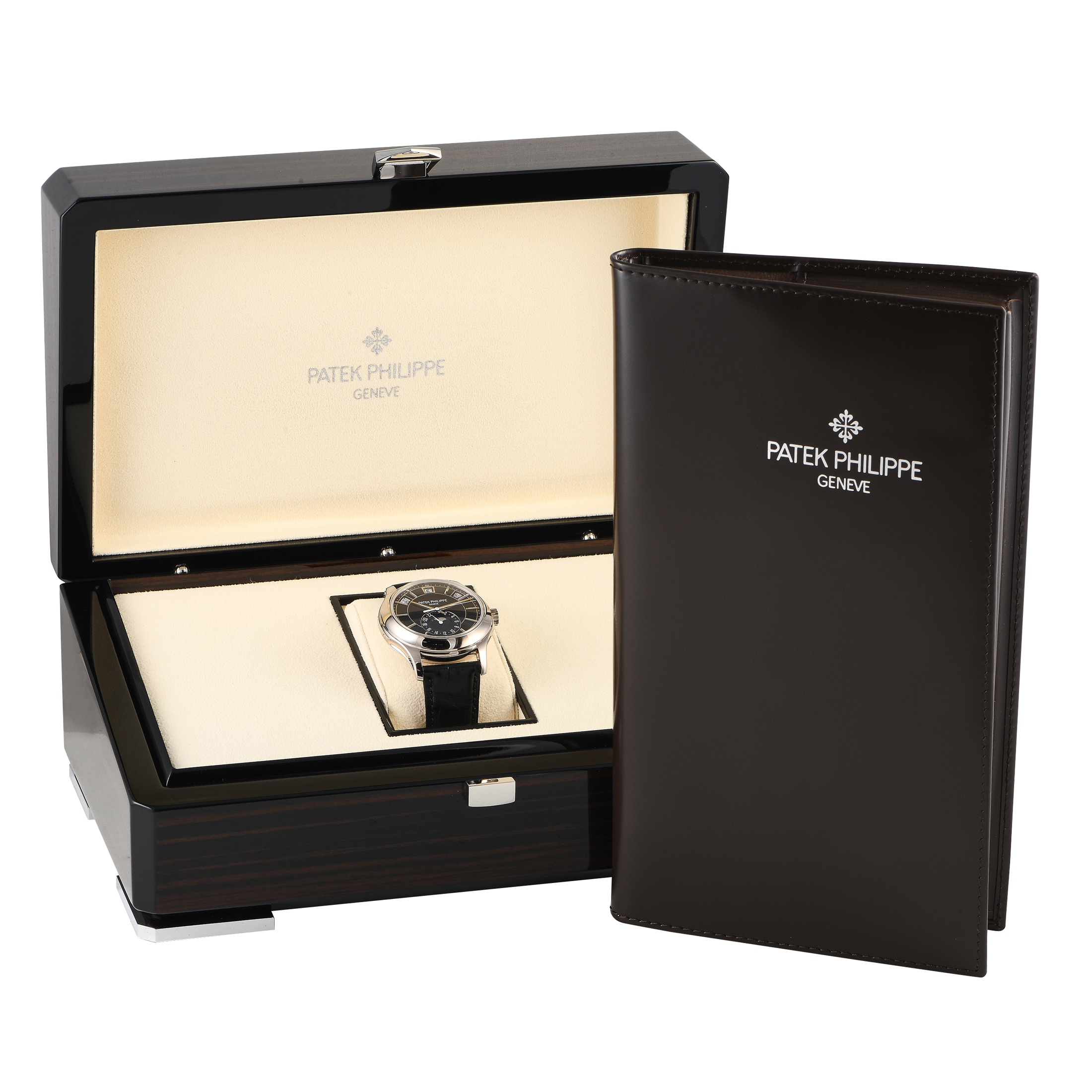 Patek Philippe Complications Moon Phase Annual Calendar Watch 5205G-013