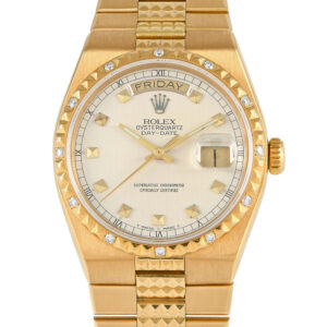 Rolex Day-Date Oysterquartz 18K Yellow Gold Watch 19038