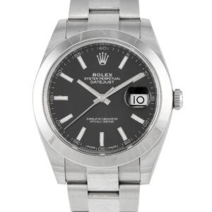 Rolex Datejust 41 Black Dial Watch 126300
