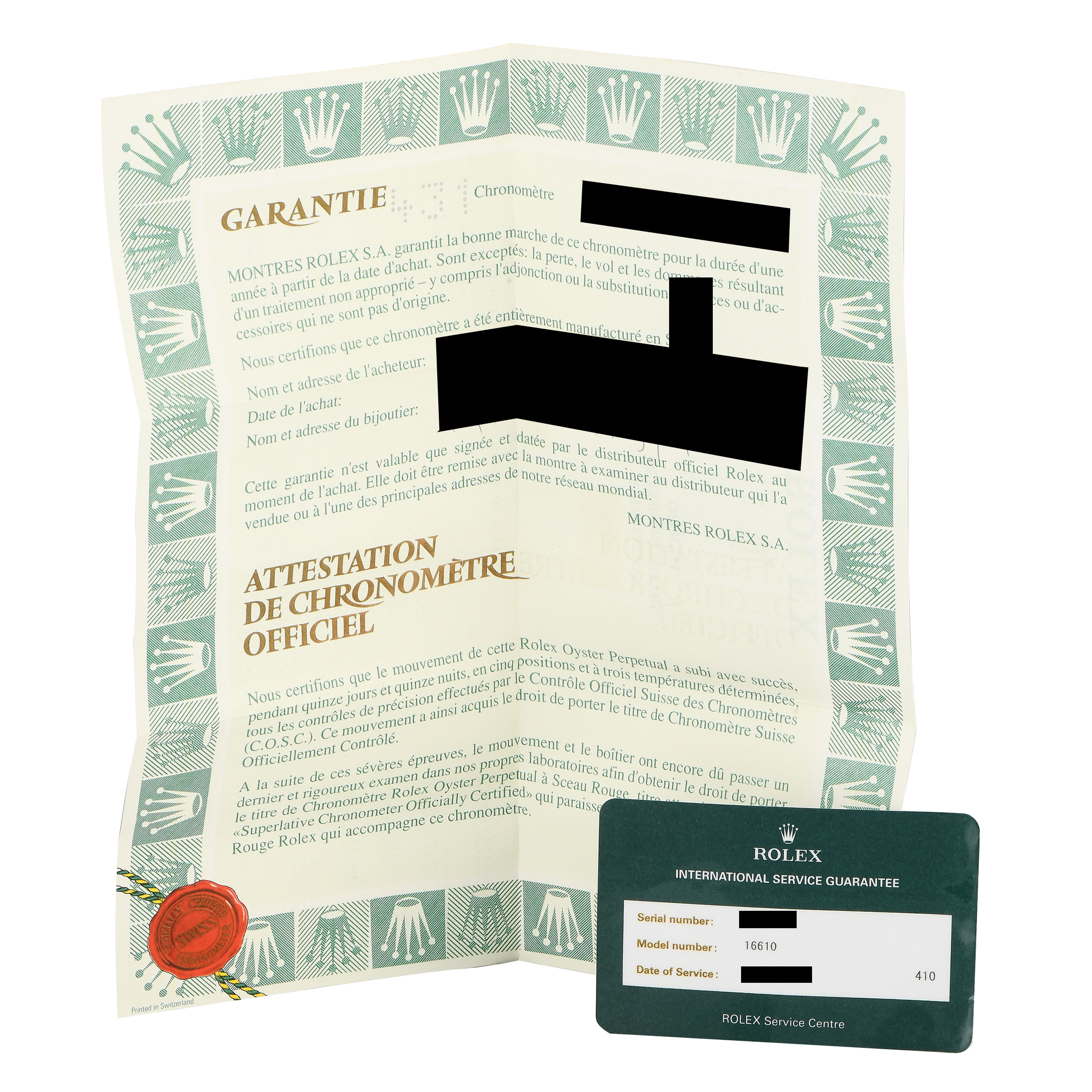 Rolex Submariner Date Watch 16610