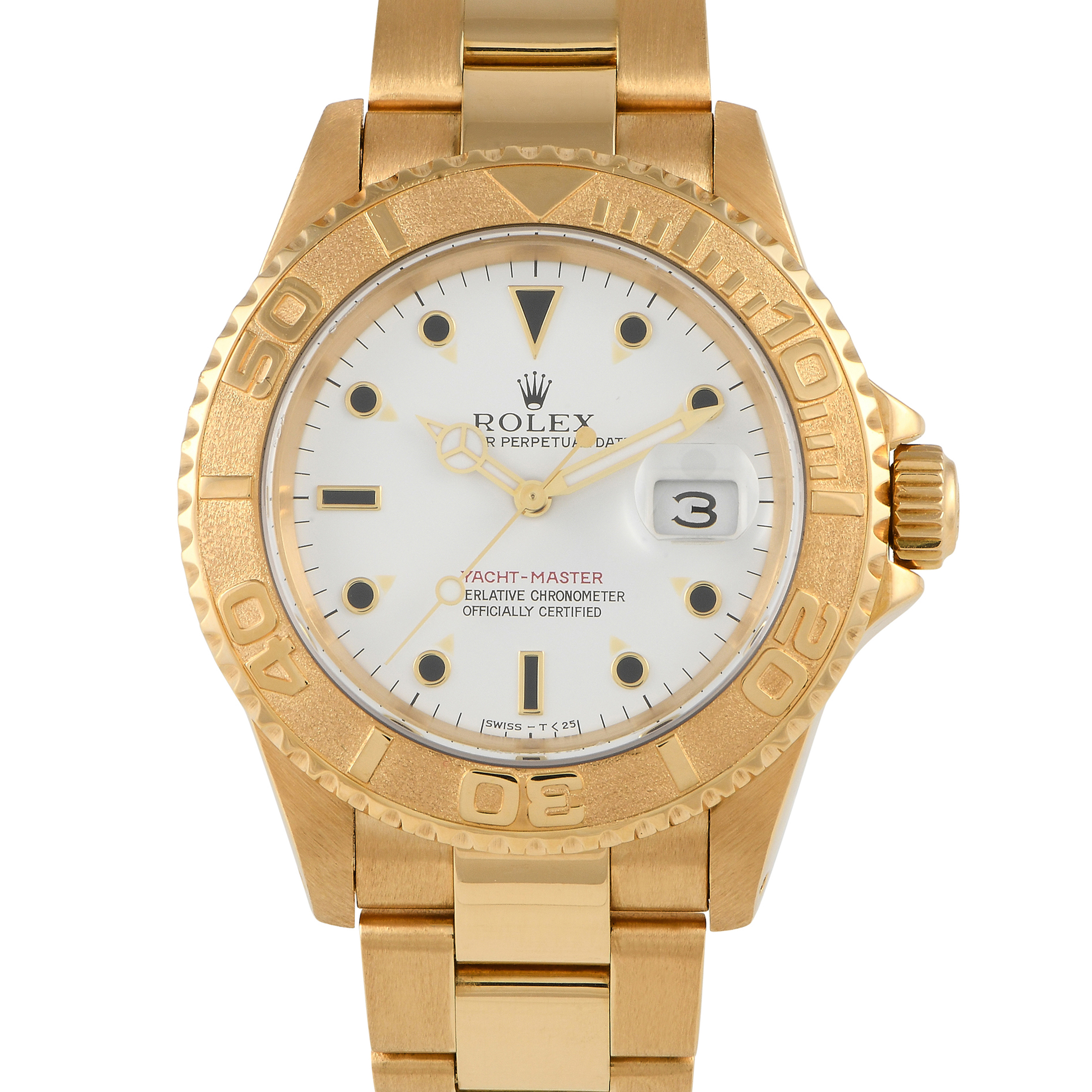 Rolex Yacht - Master 18K Yellow Gold Men's Watch 16628