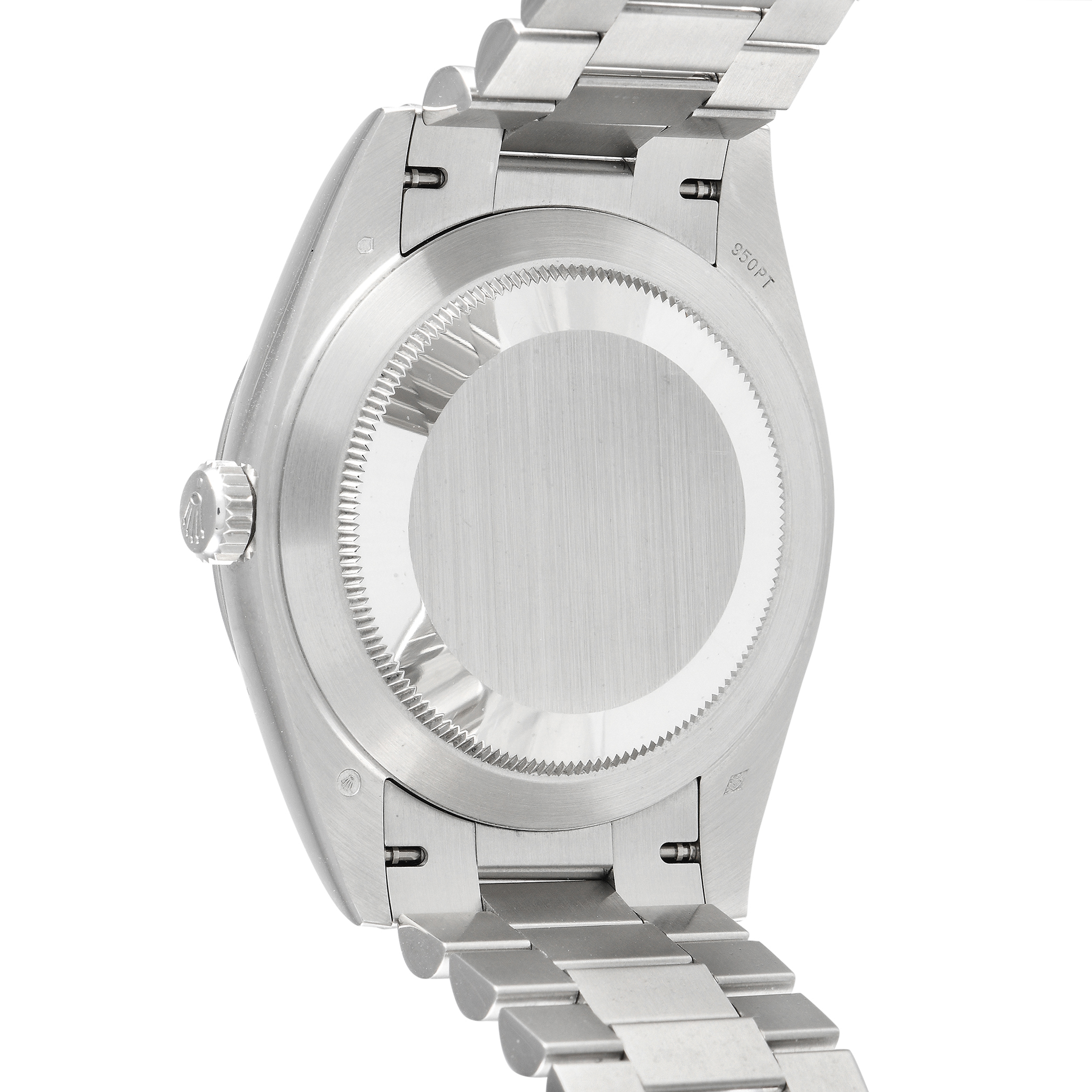 Rolex Day-Date 40 Ice Blue Diagonal Motif Dial Watch 228206