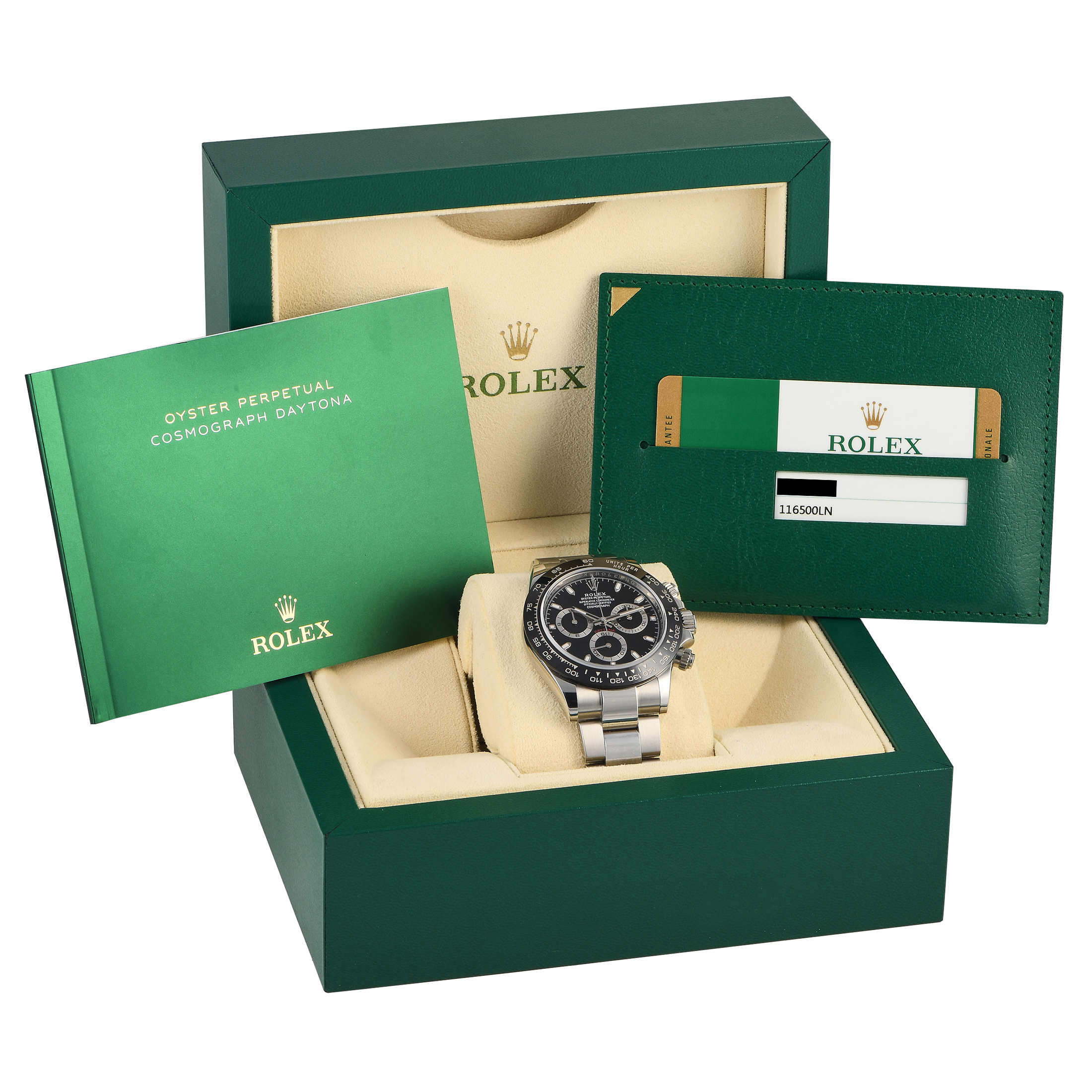Rolex Daytona Black Dial Watch 116500LN