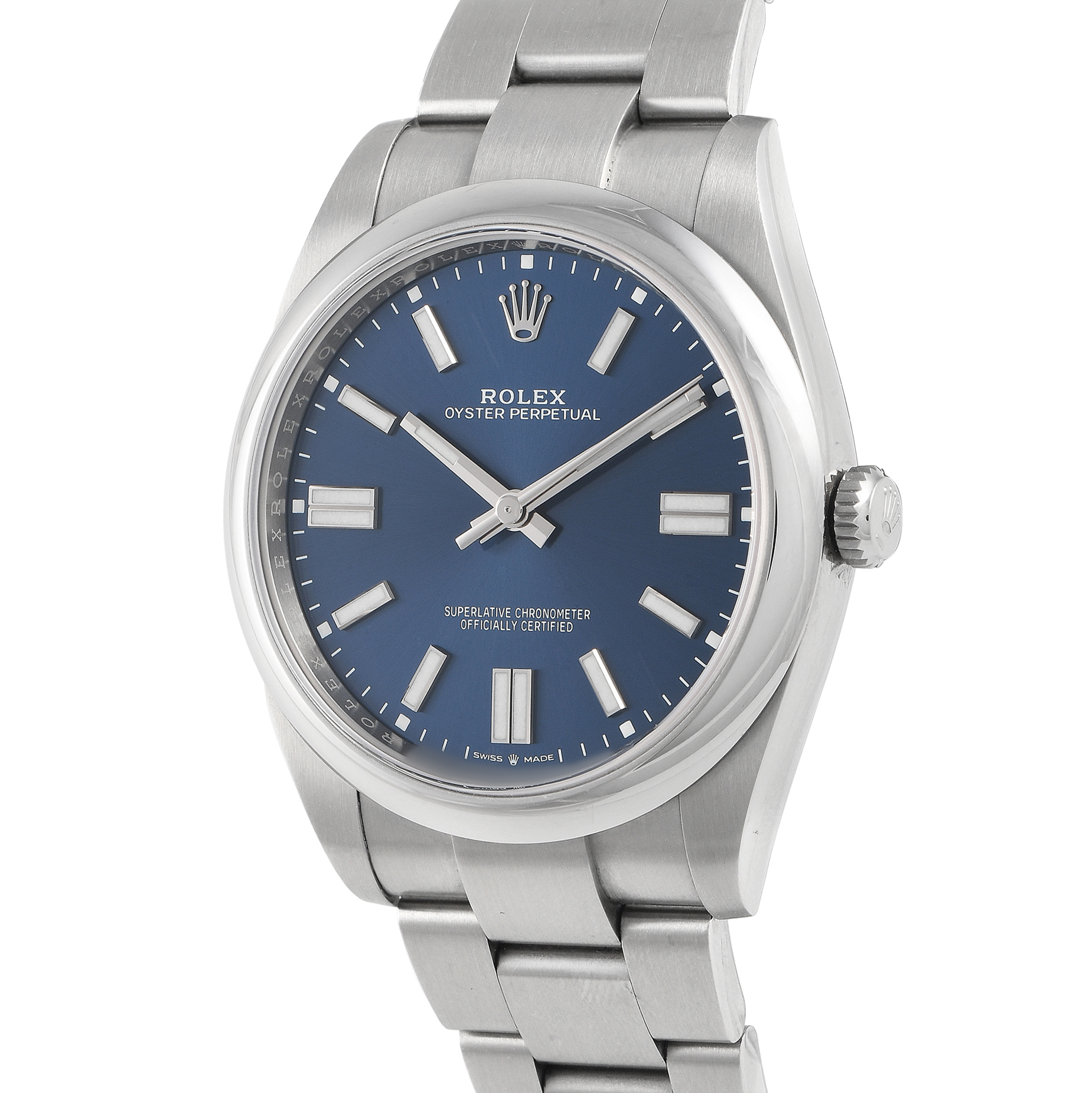 Rolex Oyster Perpetual 41 Blue Dial Watch 124300