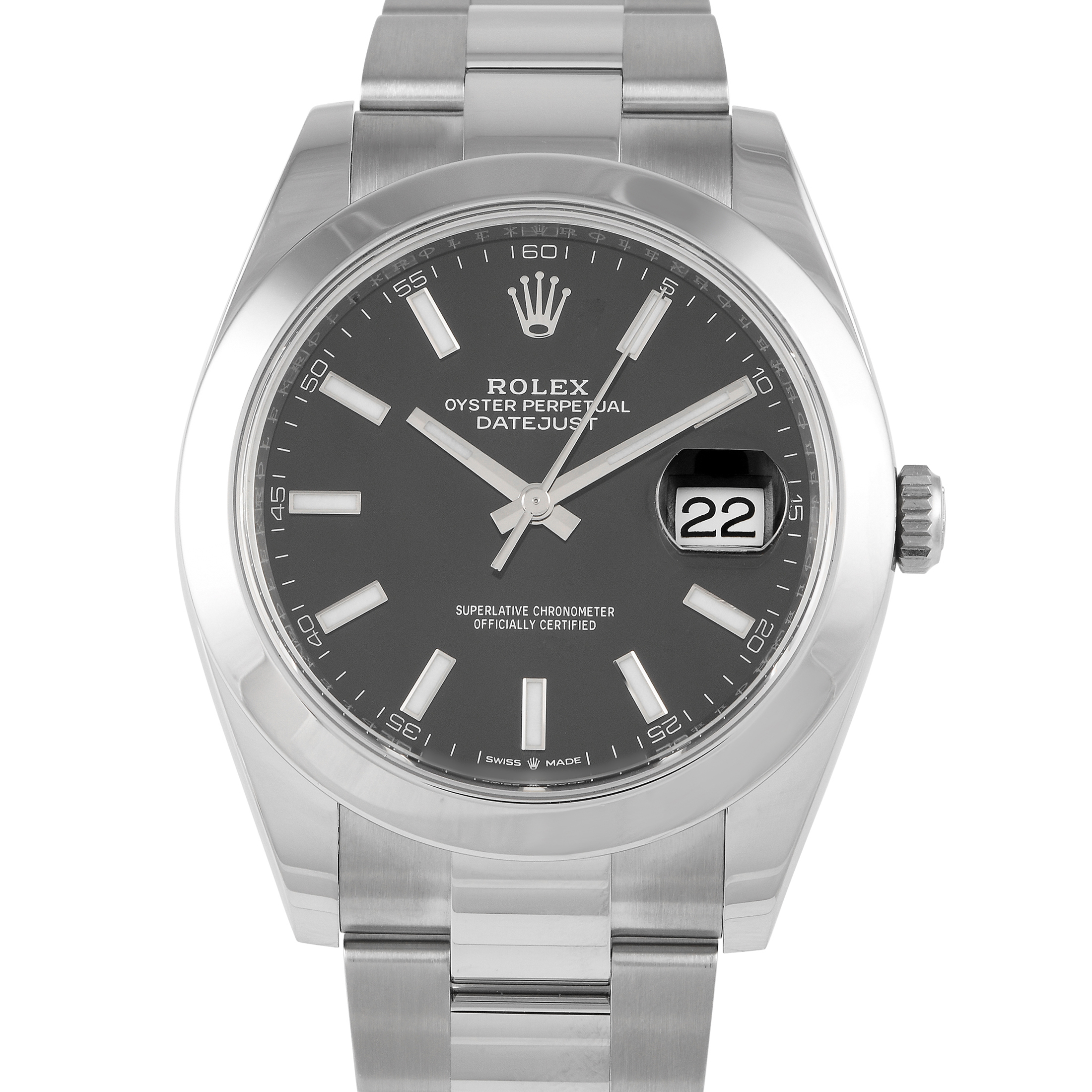 Rolex Datejust 41 Black Dial Watch 126300