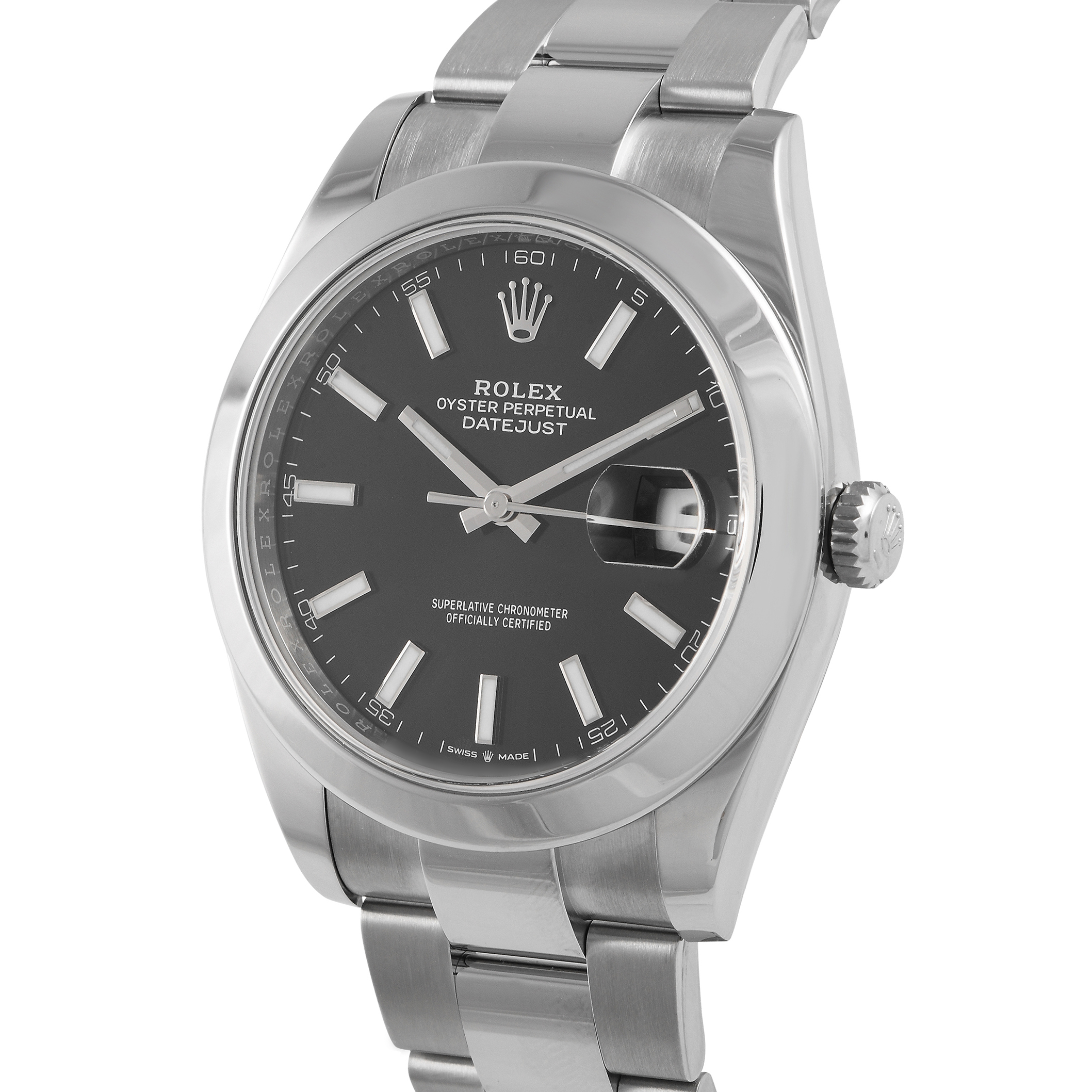 Rolex Datejust 41 Black Dial Watch 126300