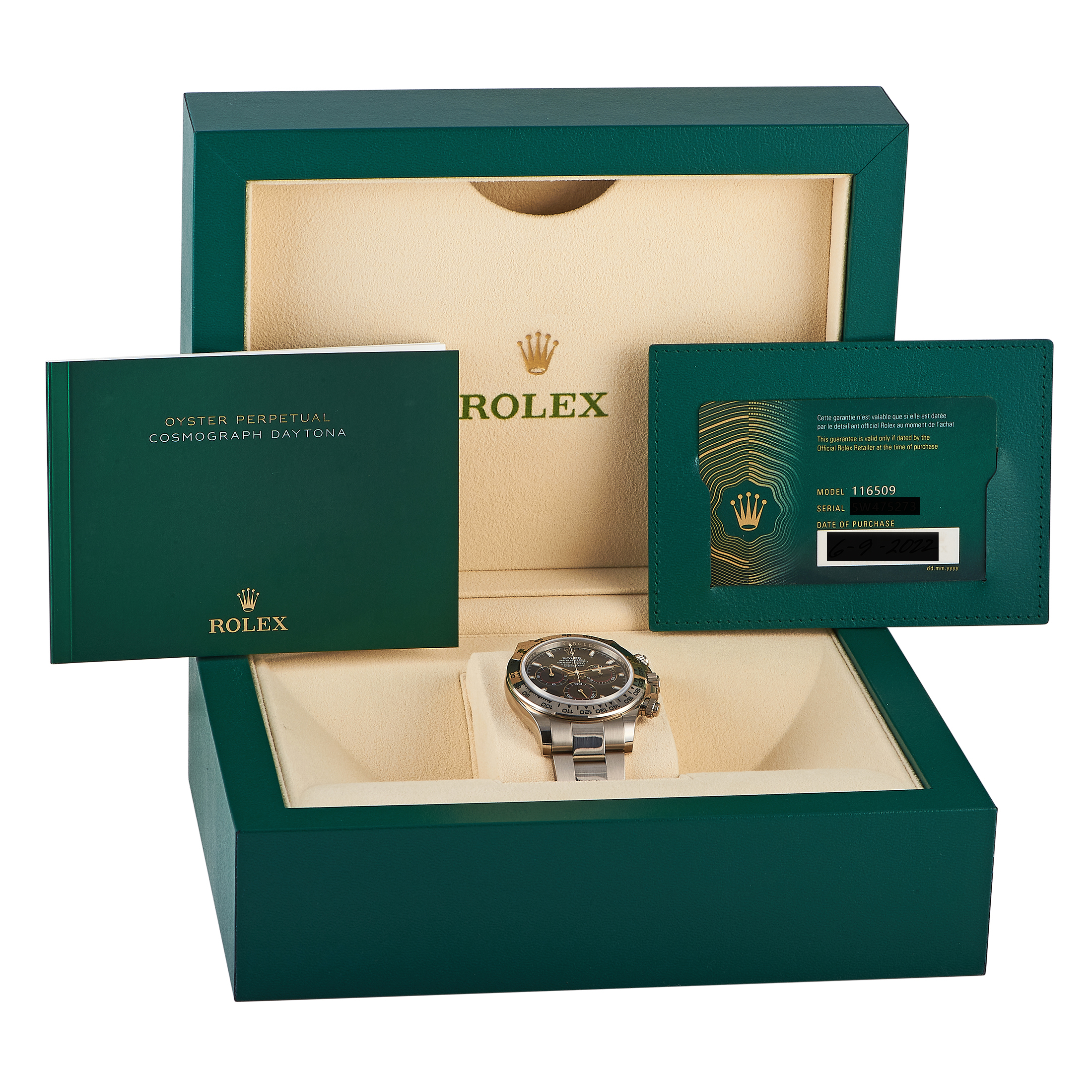 Rolex Daytona White Gold Blue Dial Watch 116509