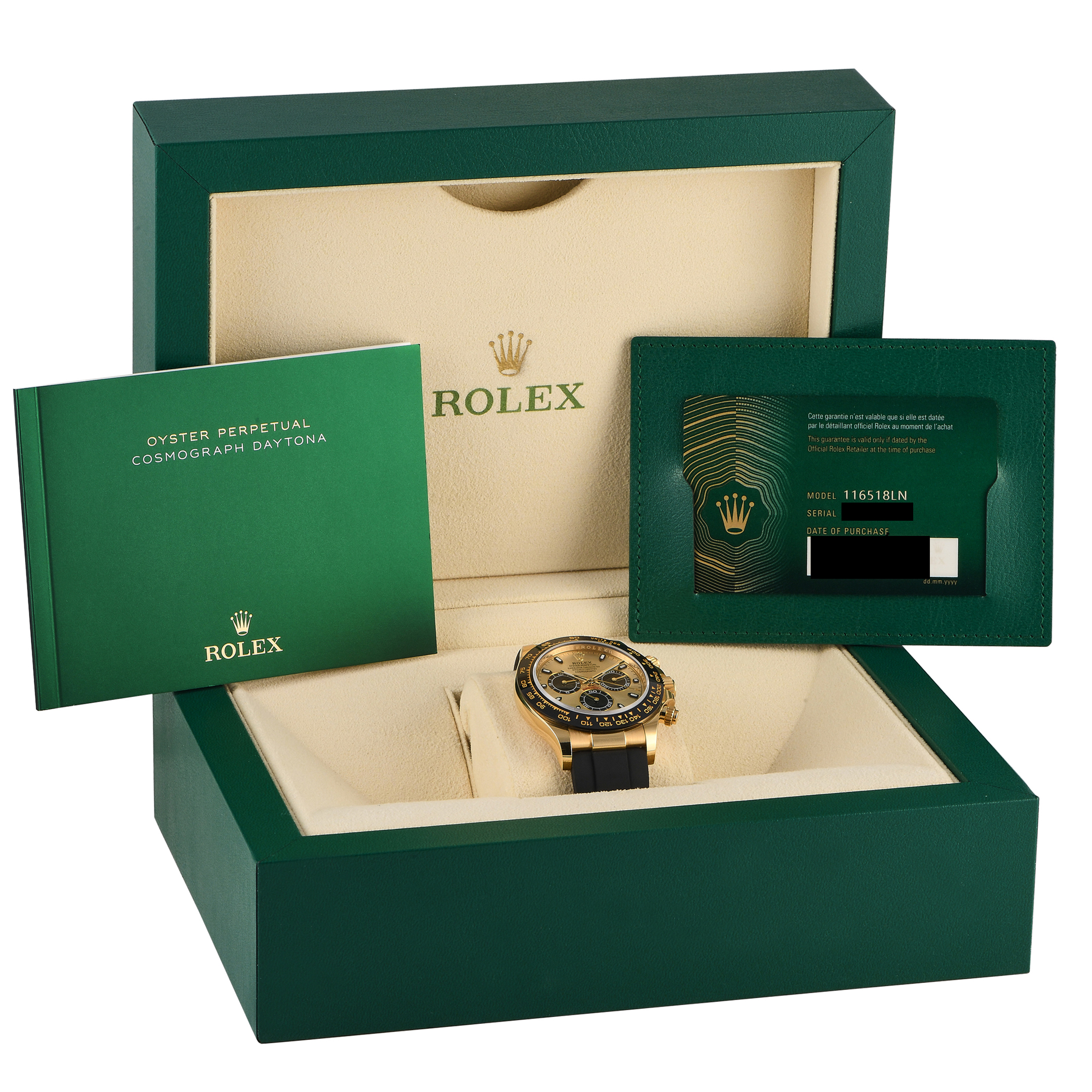 Rolex Daytona Champagne Dial Watch 116518LN