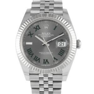 Rolex Datejust 41 Slate Roman Dial Watch 126334