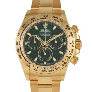 Rolex Daytona Green Dial Yellow Gold Watch 116508