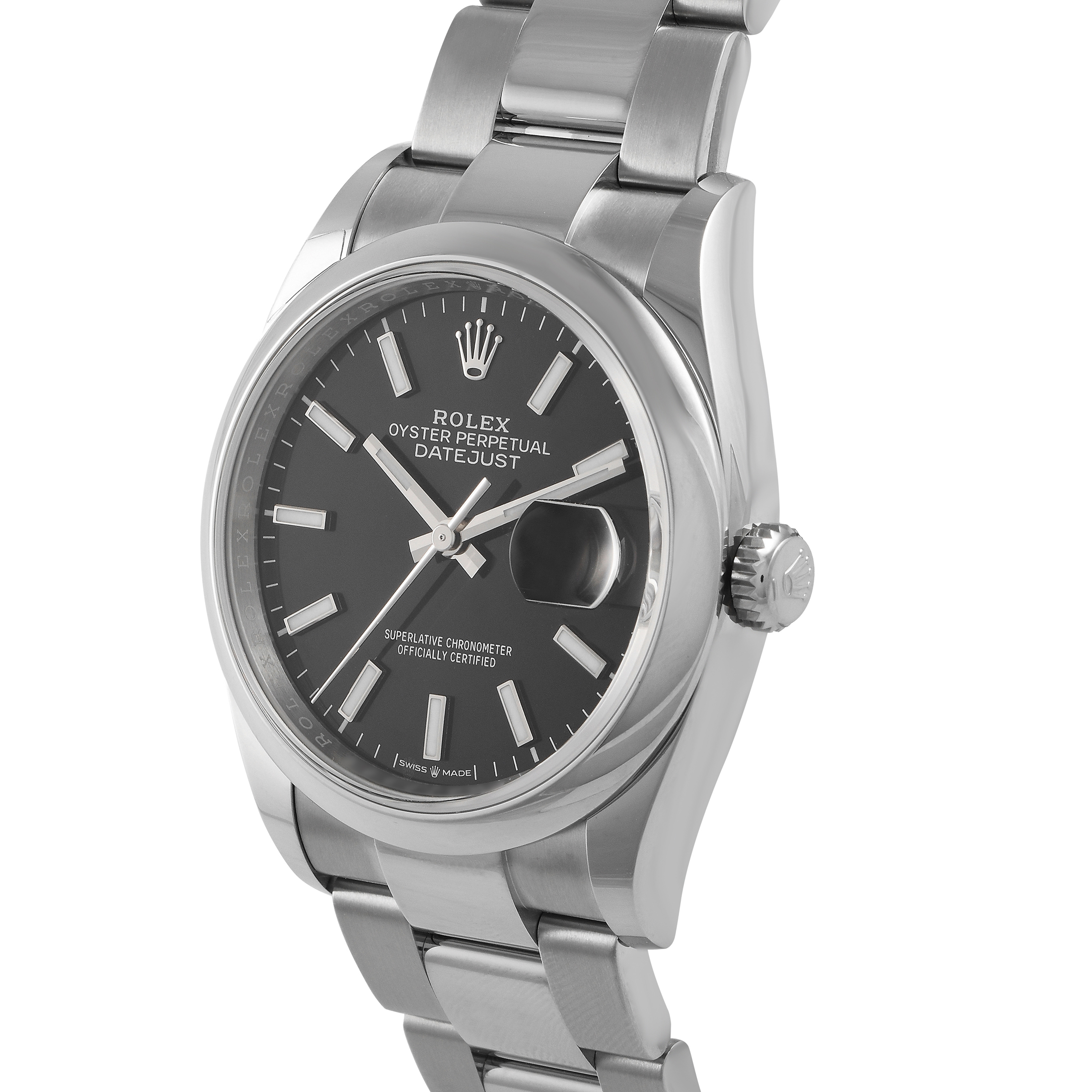 Rolex Datejust 36 Black Dial Watch 126200