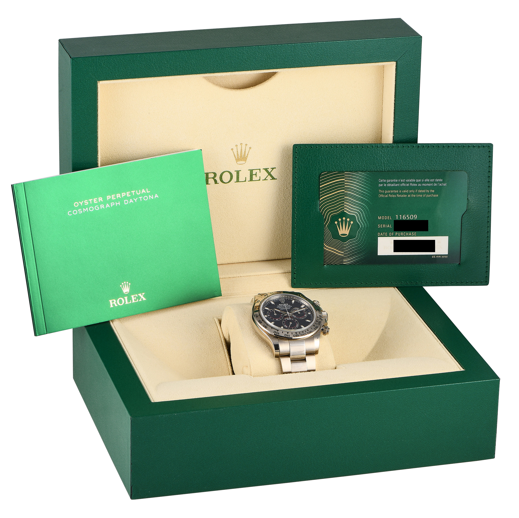 Rolex Daytona White Gold Blue Dial Watch 116509