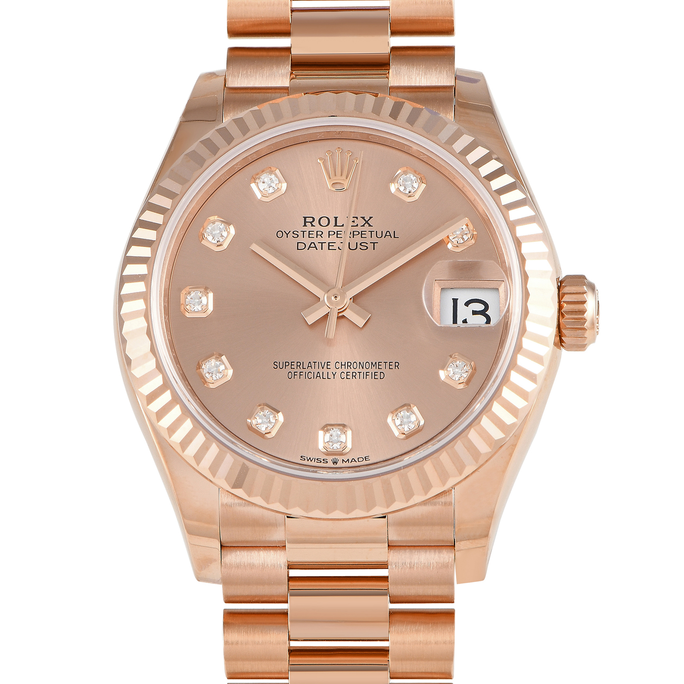 Rolex Datejust 31 Everose Gold Watch 278275