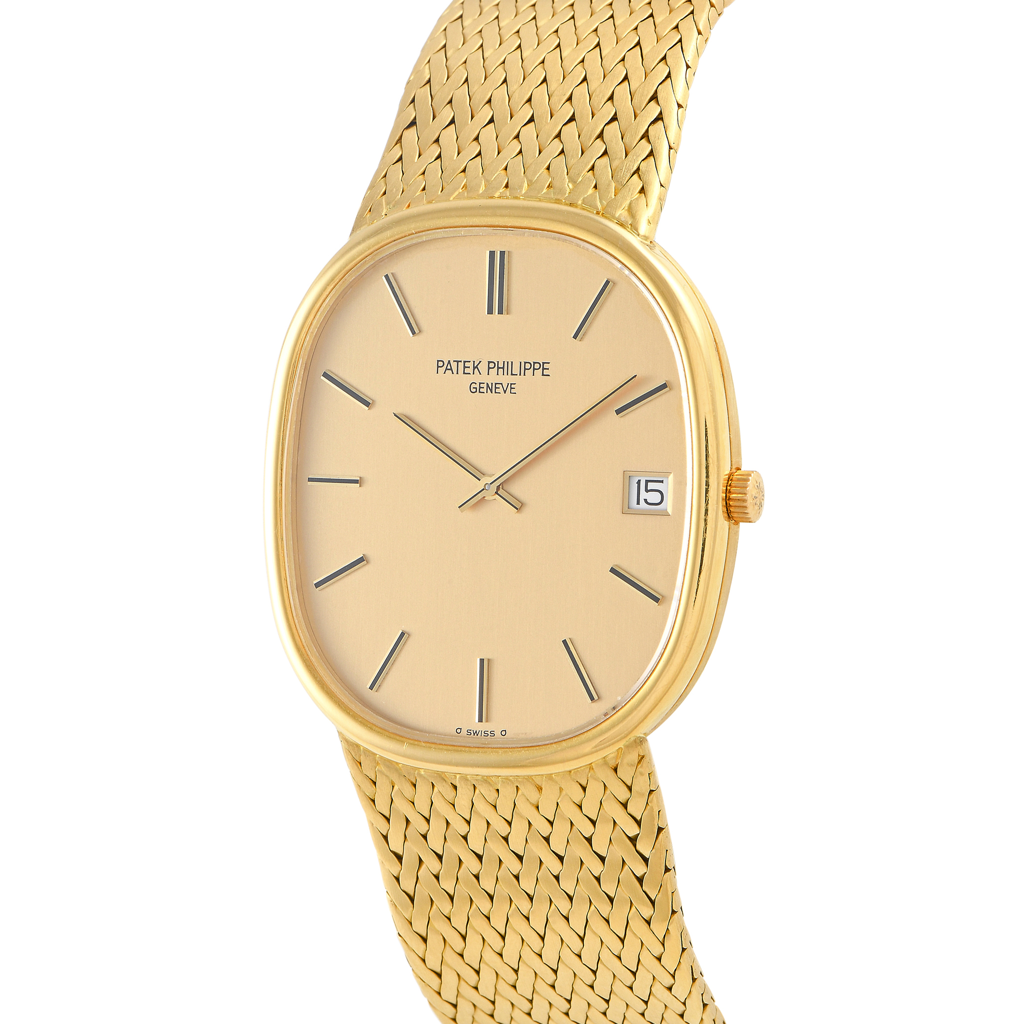 Patek Philippe Vintage Ellipse Jumbo 18K Yellow Gold Watch 3605/001