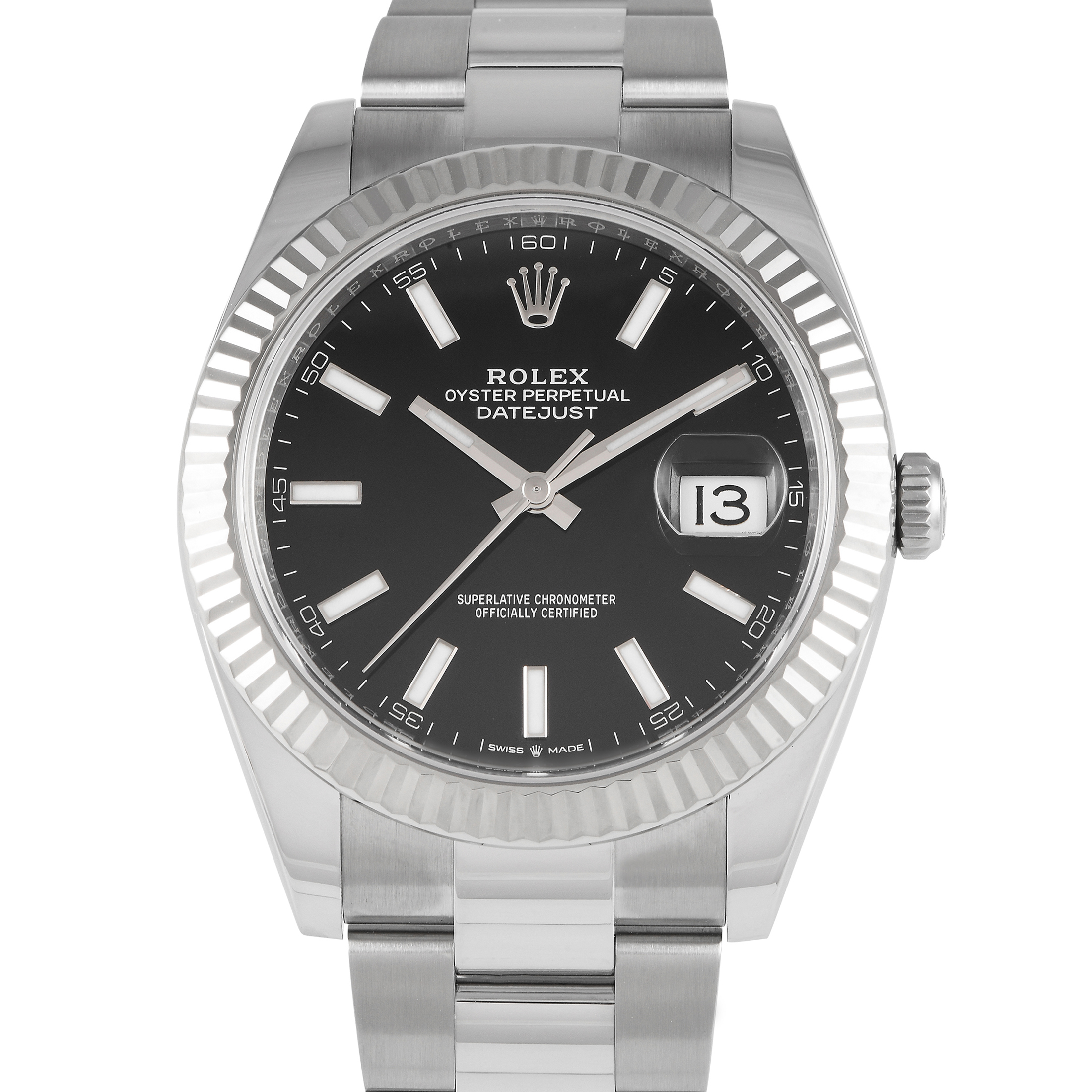 Rolex Datejust 41 Black Dial Watch 126334