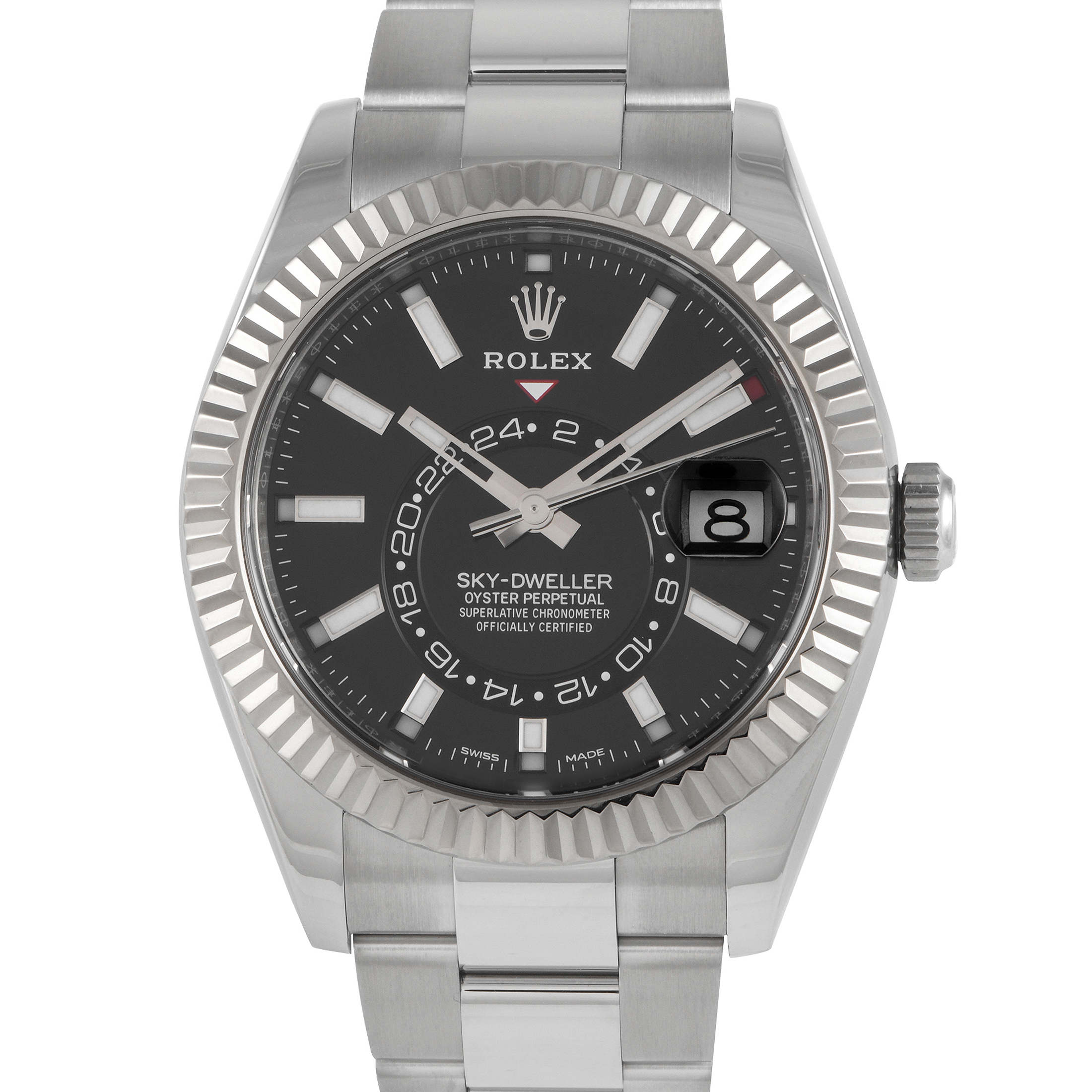 Rolex Sky-Dweller Black Dial Watch 326934