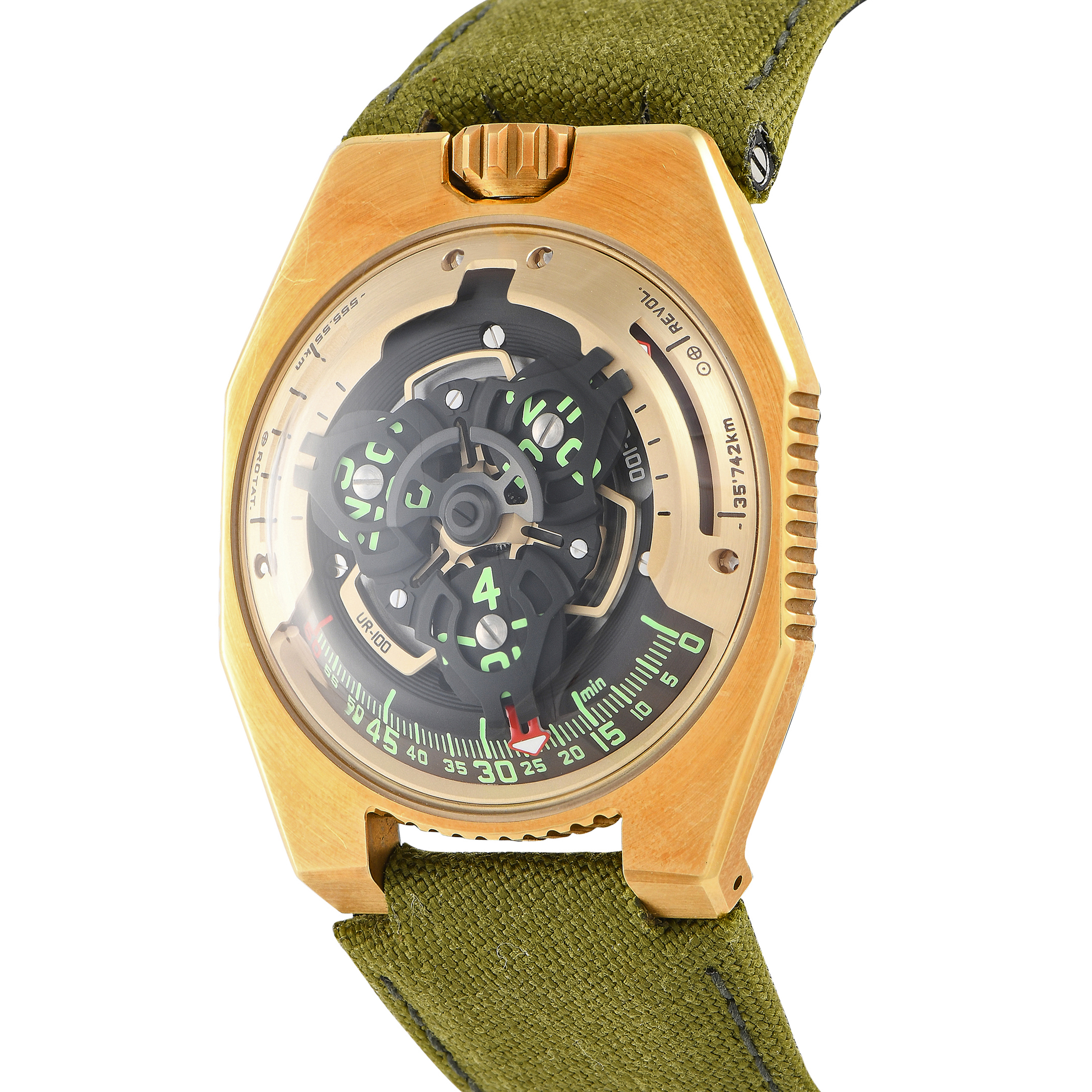 Urwerk C–3PO 2N Gold Watch UR-100