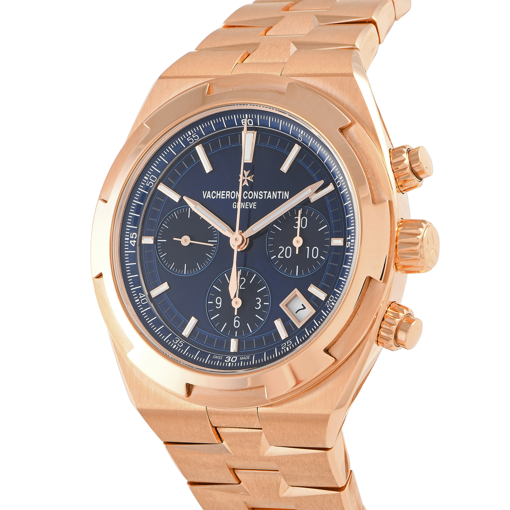 Vacheron Constantin Overseas Chronograph Pink Gold Watch 5520V/210R-B952