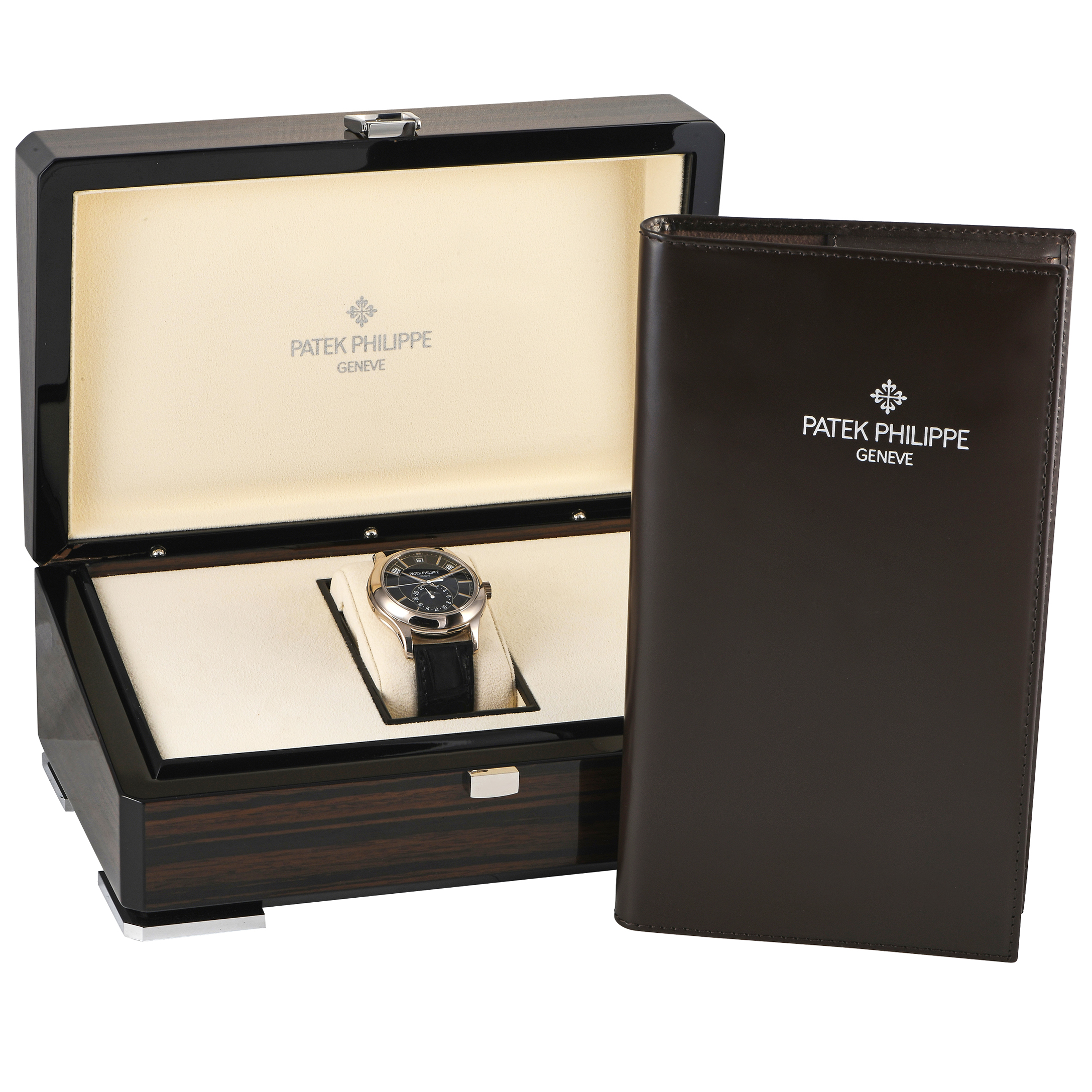 Patek Philippe Complications Annual Calendar Moon Phase Watch 5205G-013