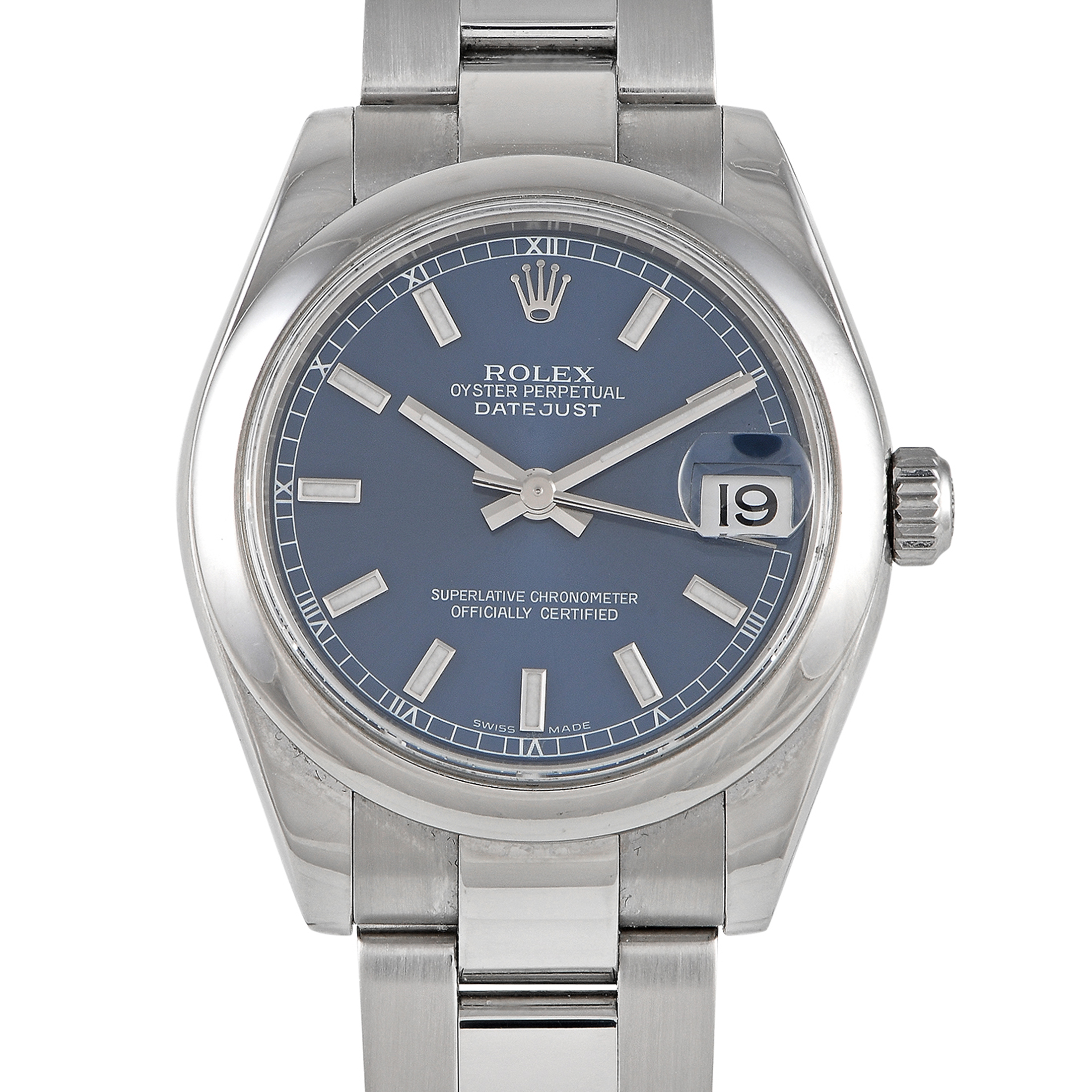 Rolex Datejust 31 Blue Dial Watch 178240