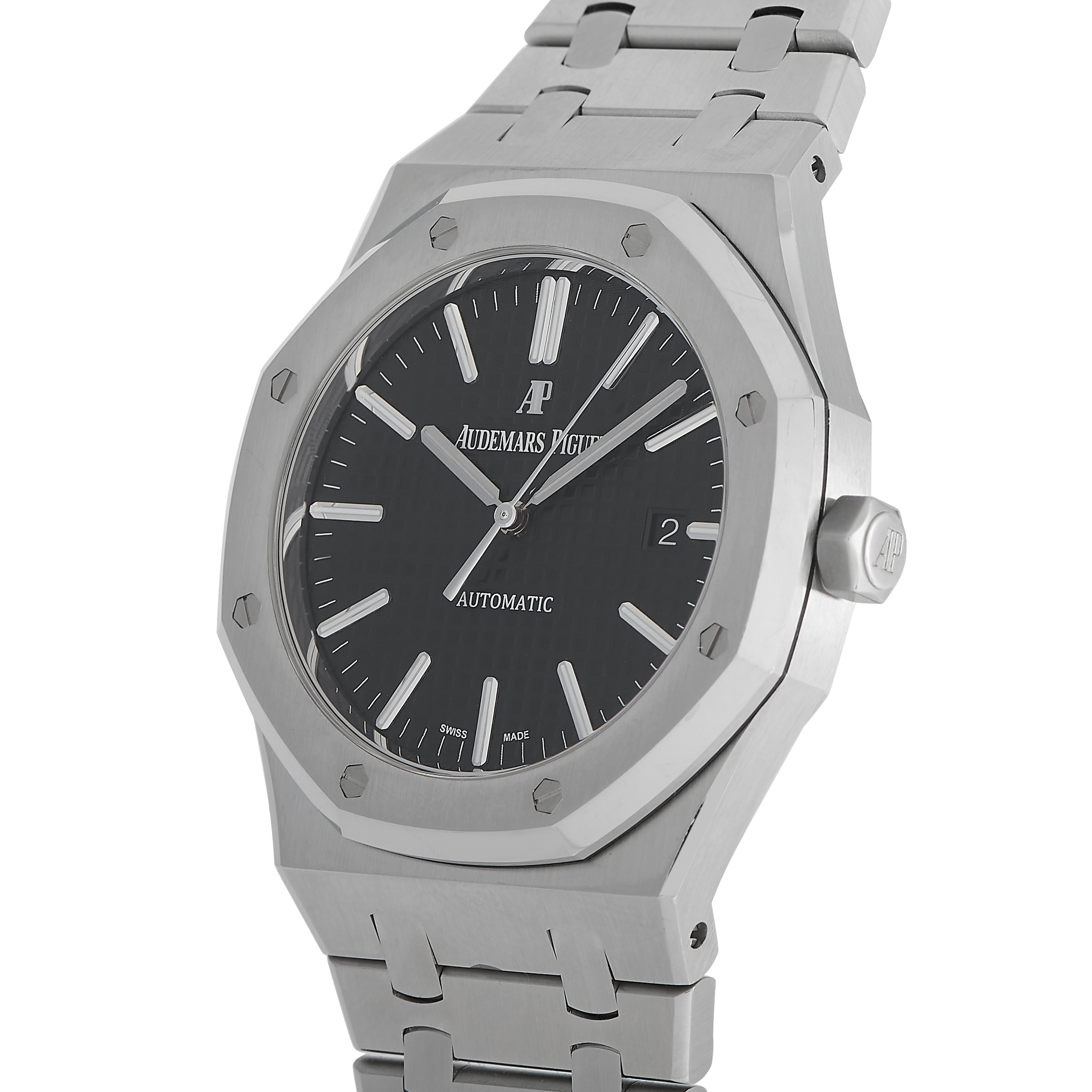Audemars Piguet Royal Oak Black Dial Watch 15400ST.OO.1220ST.01