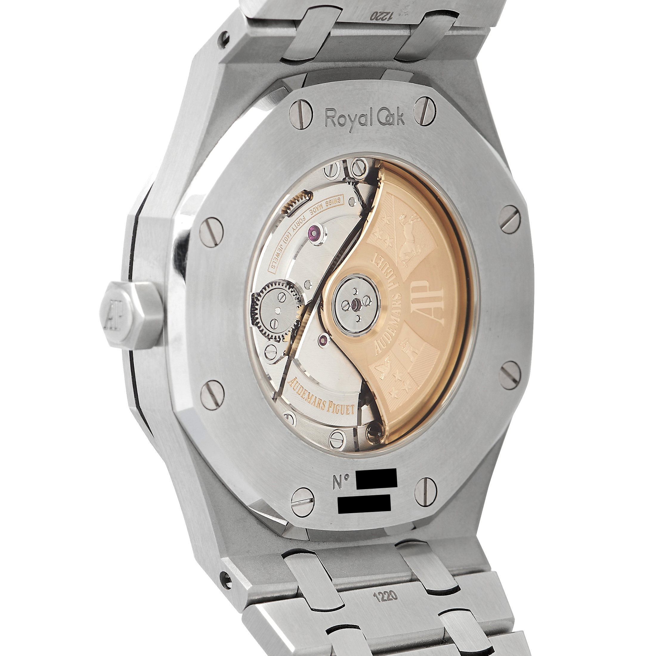 Audemars Piguet Royal Oak Black Dial Watch 15400ST.OO.1220ST.01